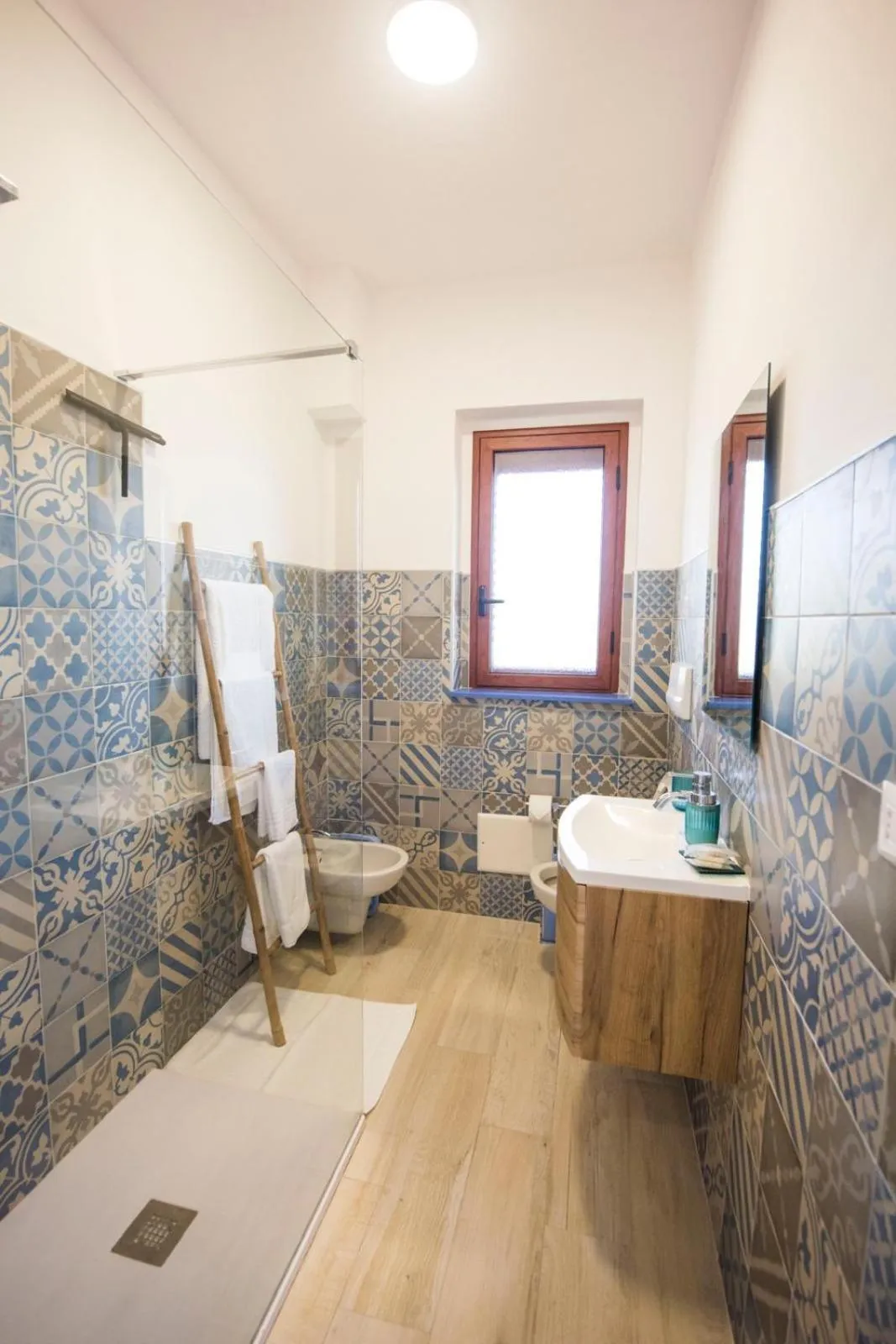 Shower in B&B Casa Cosmano