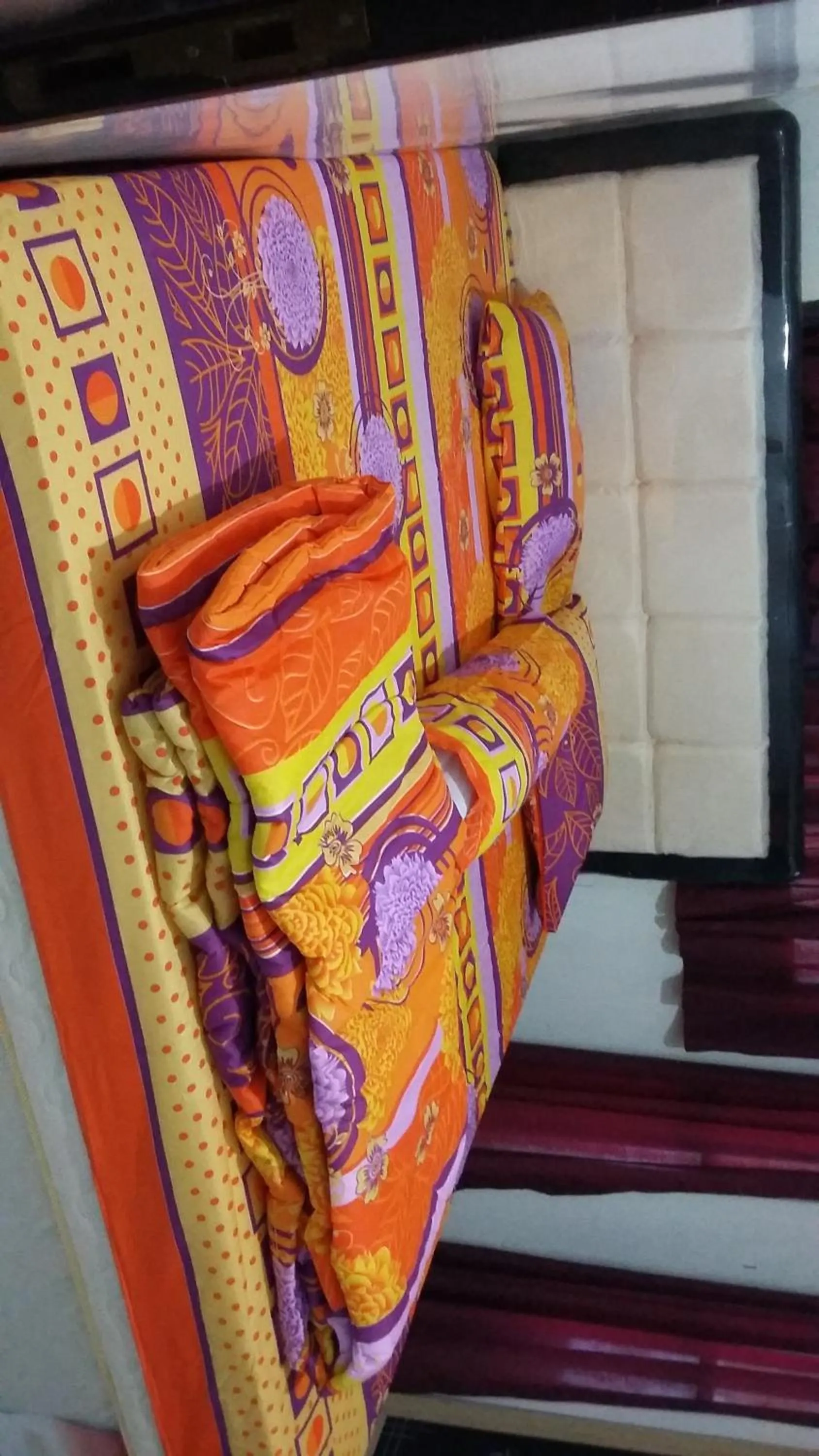 Bed in Mayestik Guest House Syariah