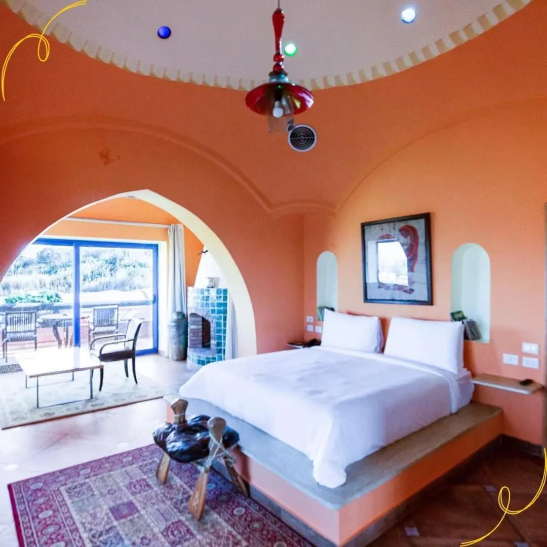 Bed in Lazib Inn Resort & Spa