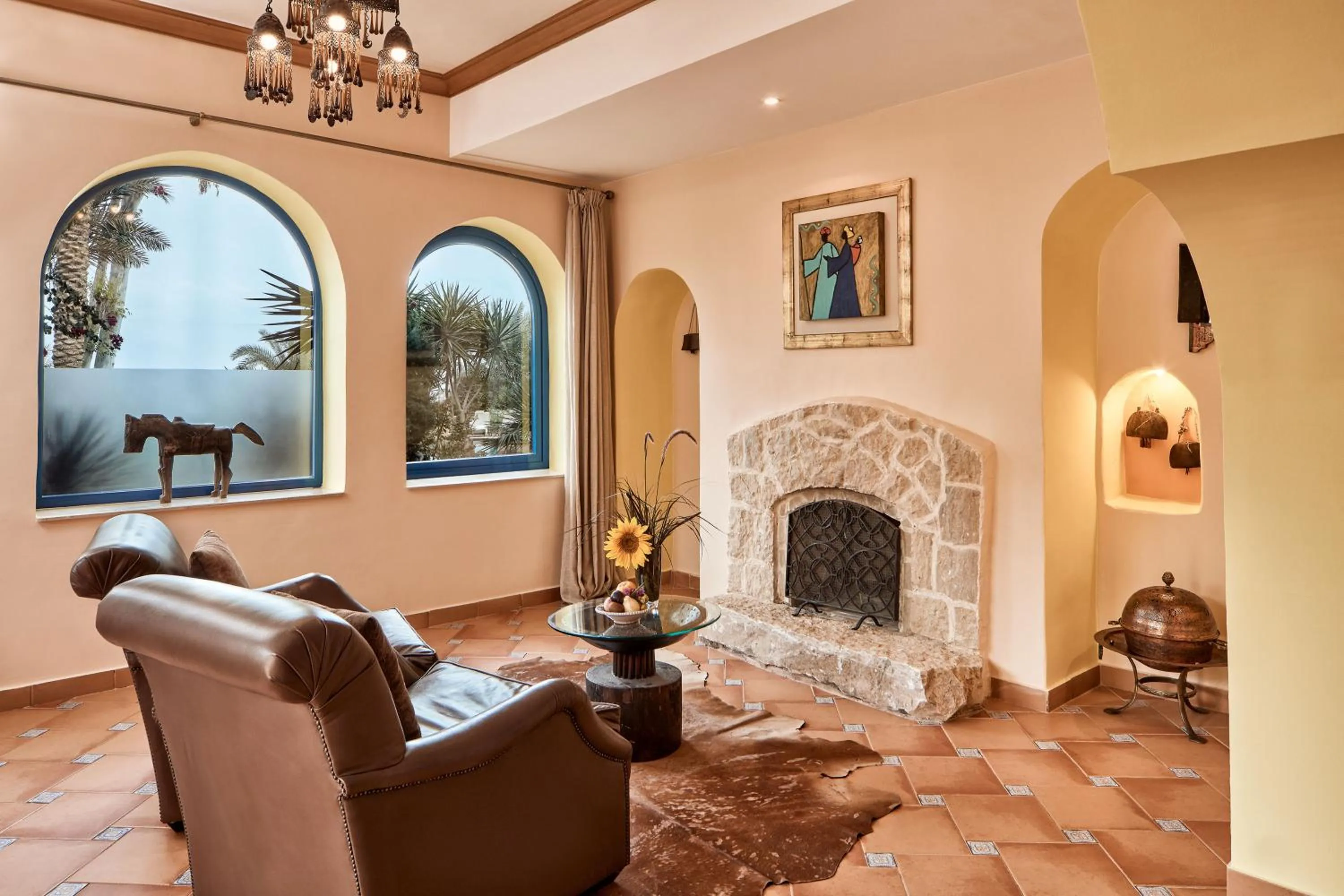 Living room in Lazib Inn Resort & Spa