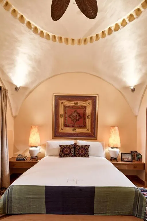 Bed in Lazib Inn Resort & Spa