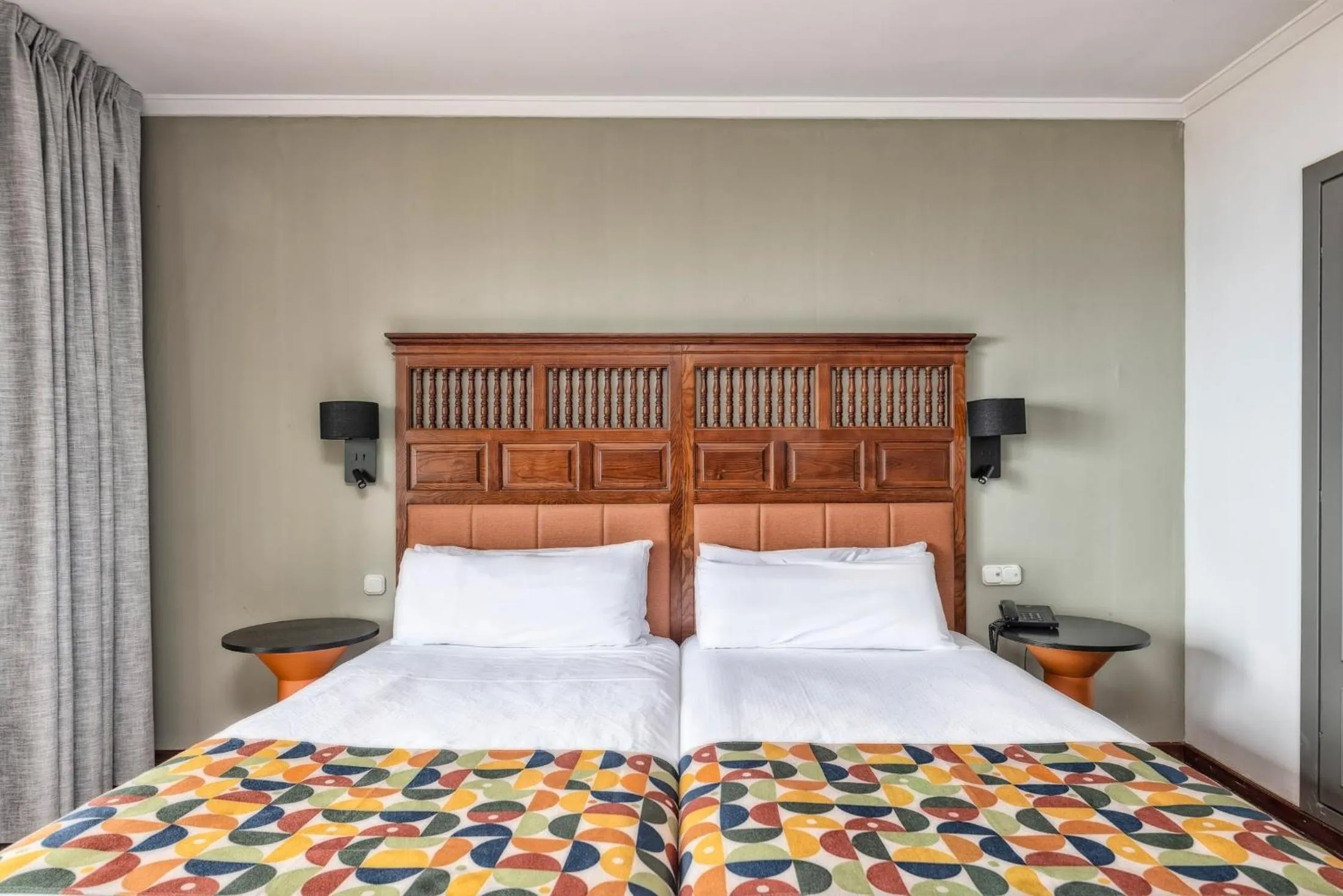 Bed in Parador de La Palma