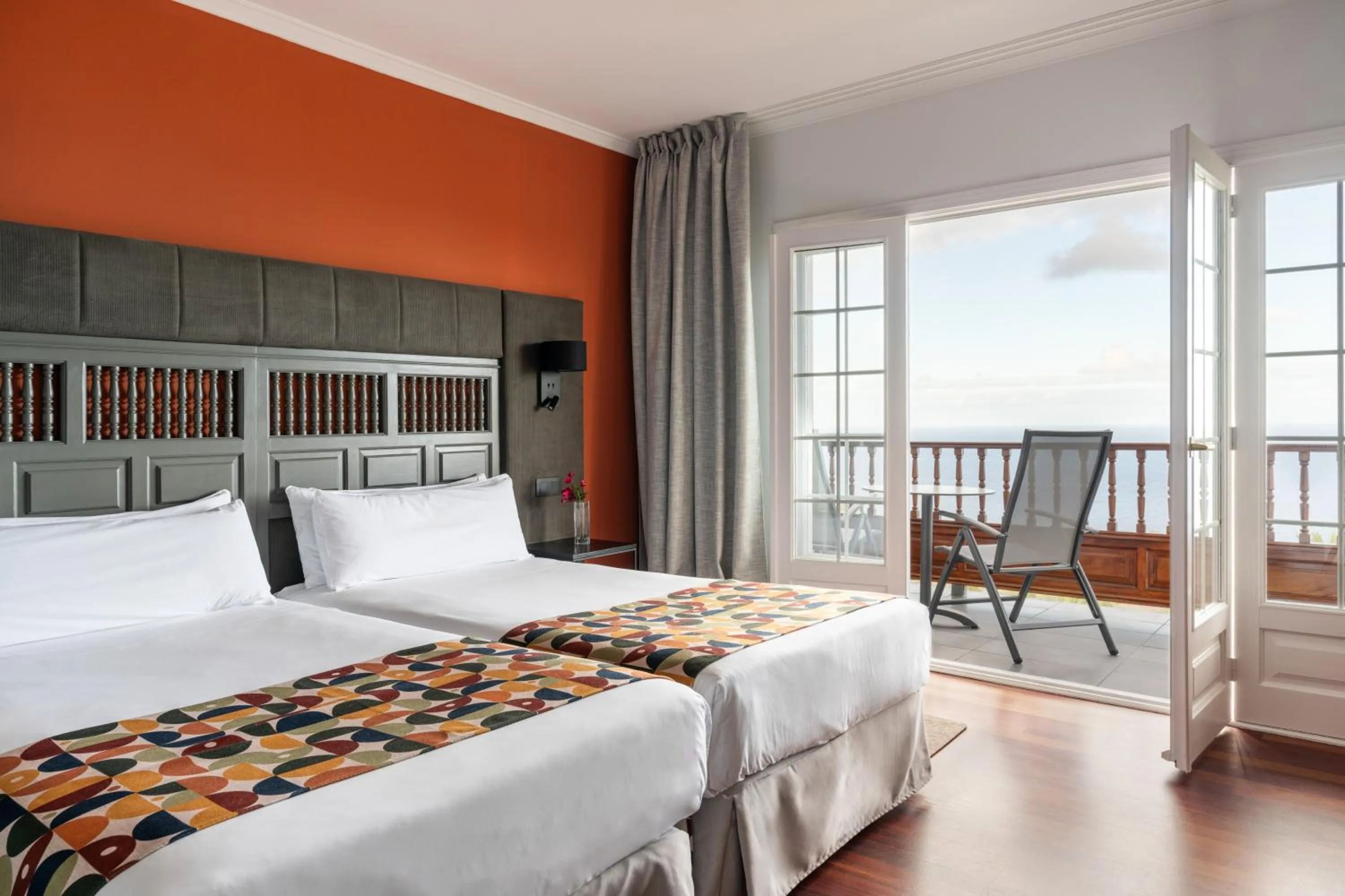 Bed in Parador de La Palma