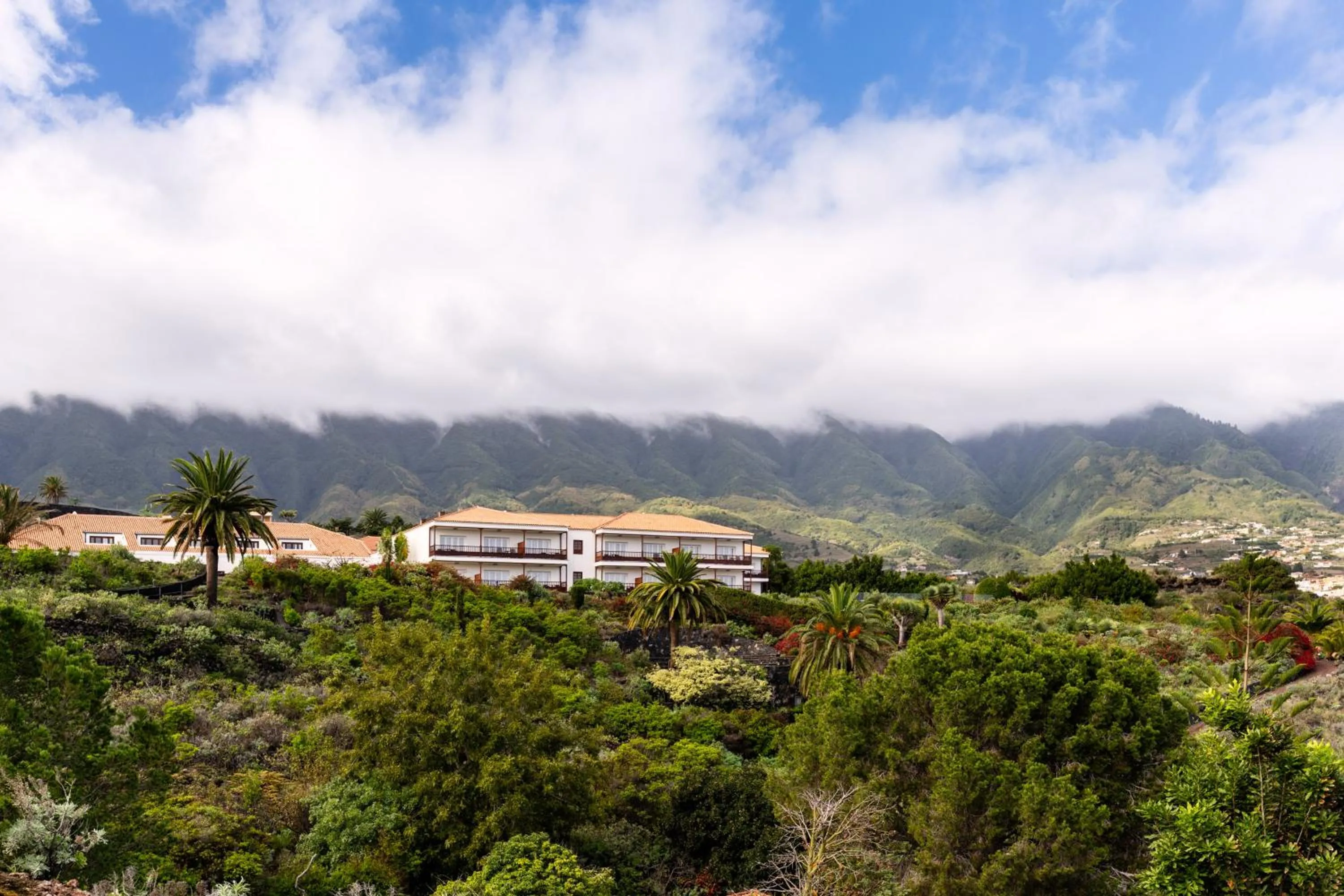 Garden view in Parador de La Palma
