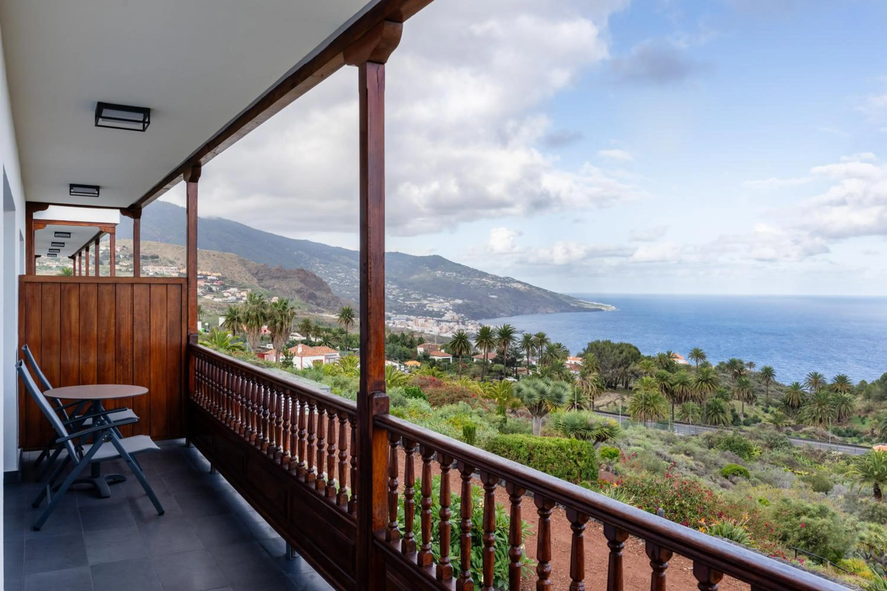 Garden view in Parador de La Palma