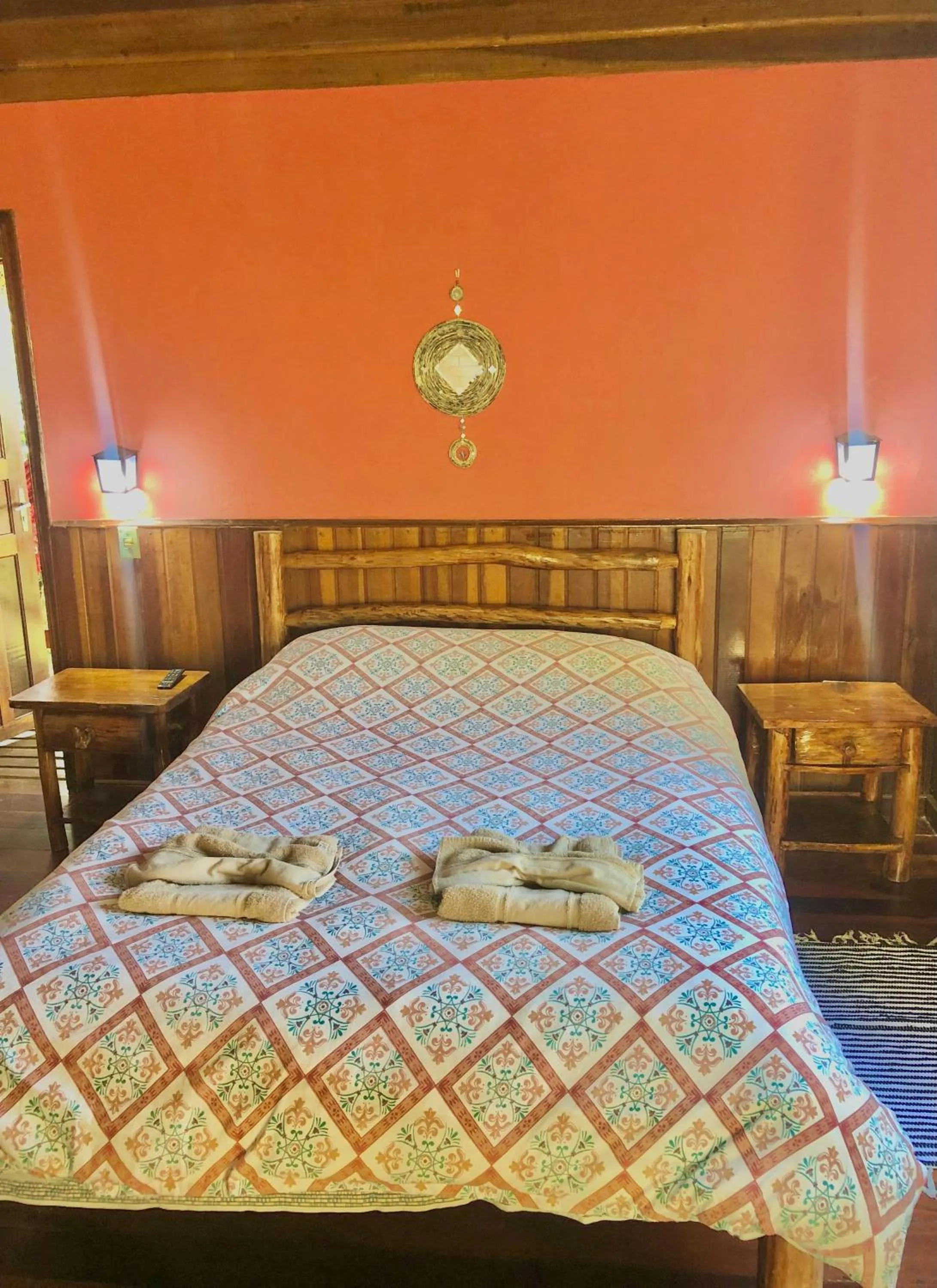 Bed in Pousada Bella Ana