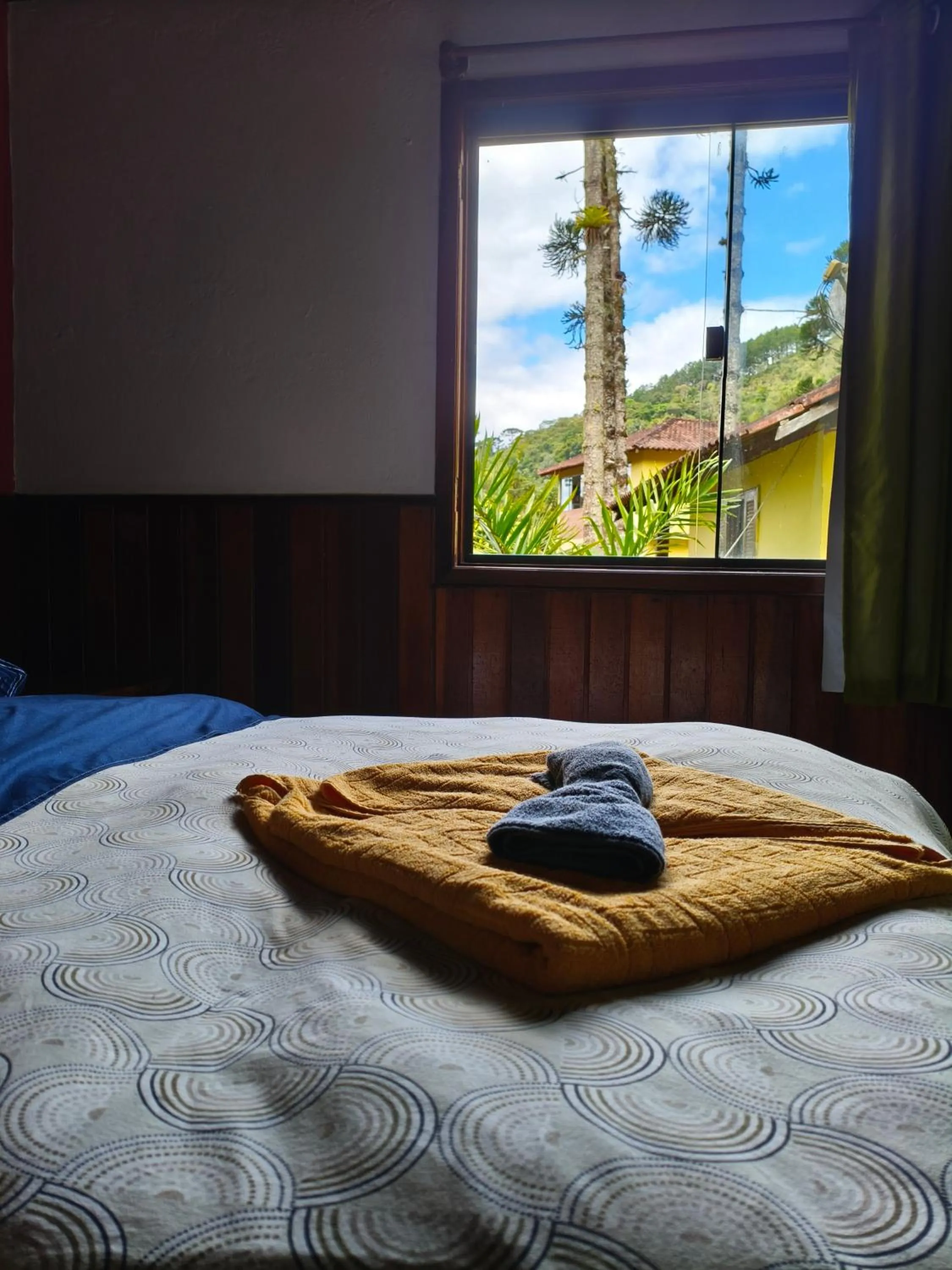 Bed in Pousada Bella Ana