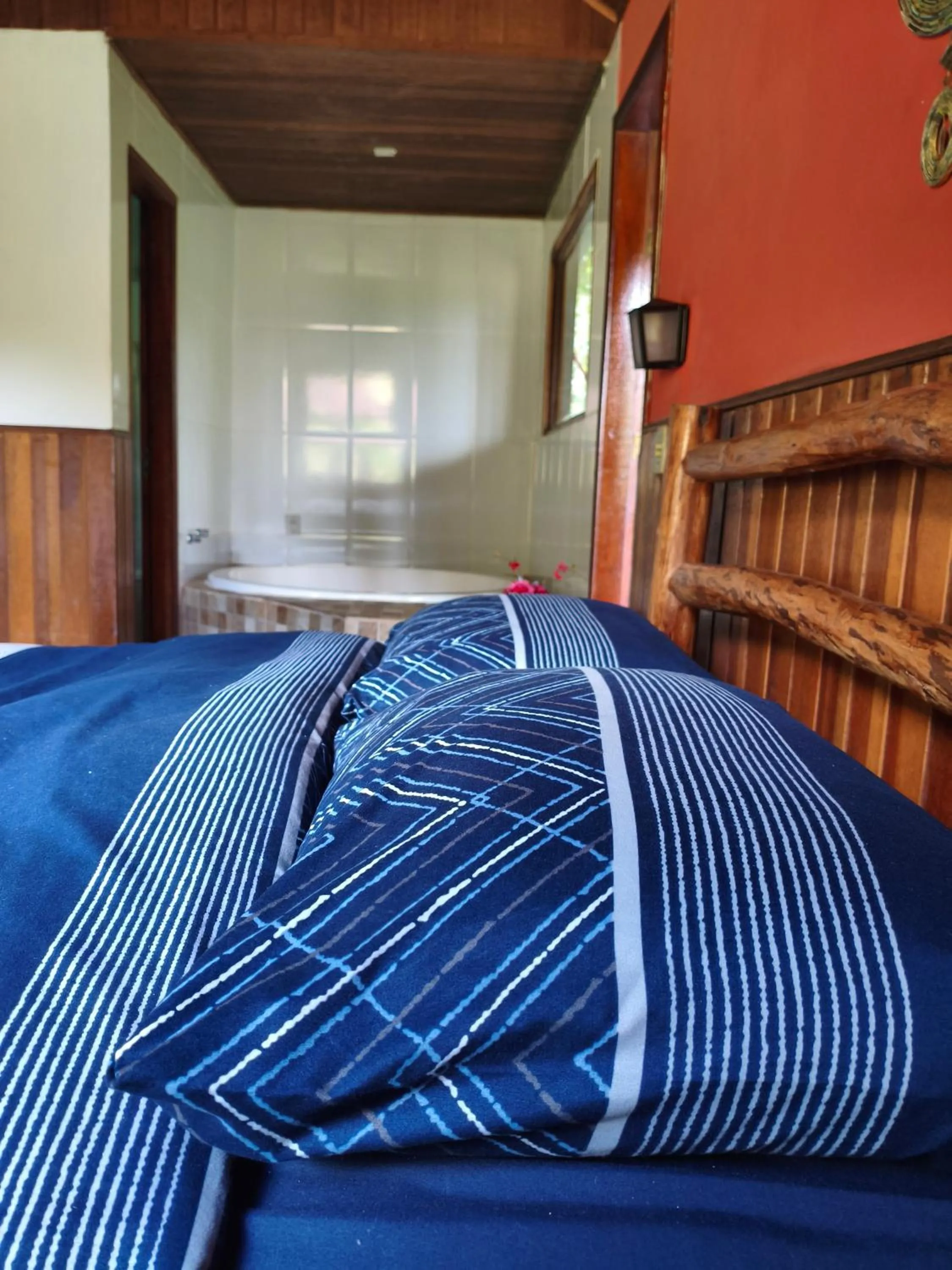 Bed in Pousada Bella Ana