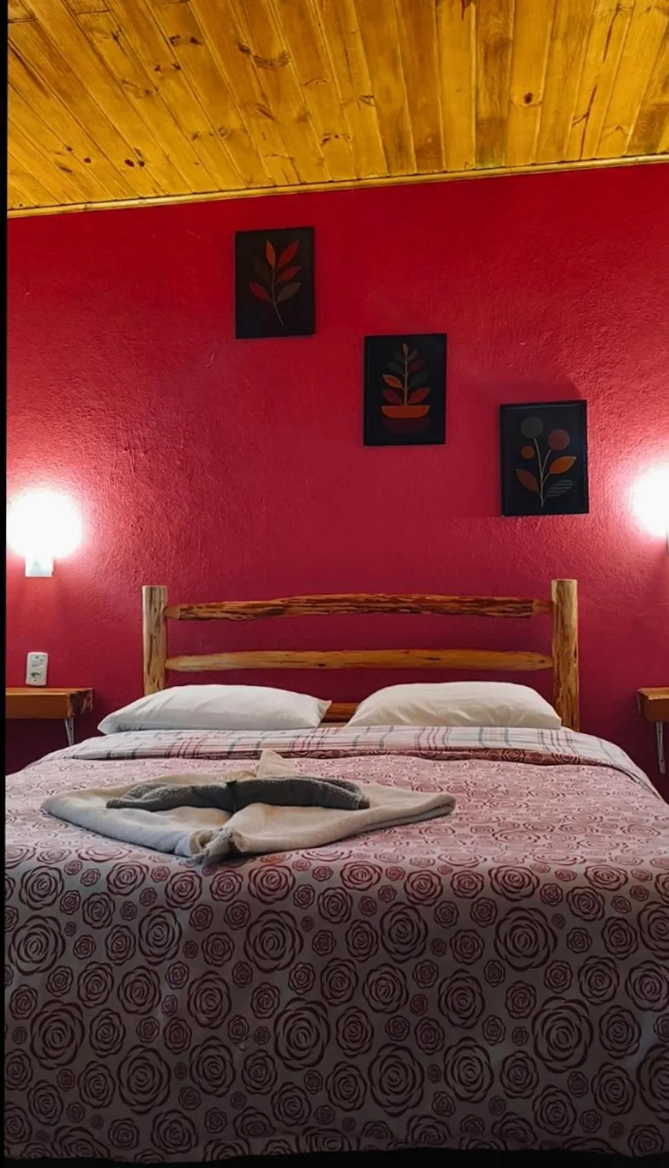 Bed in Pousada Bella Ana