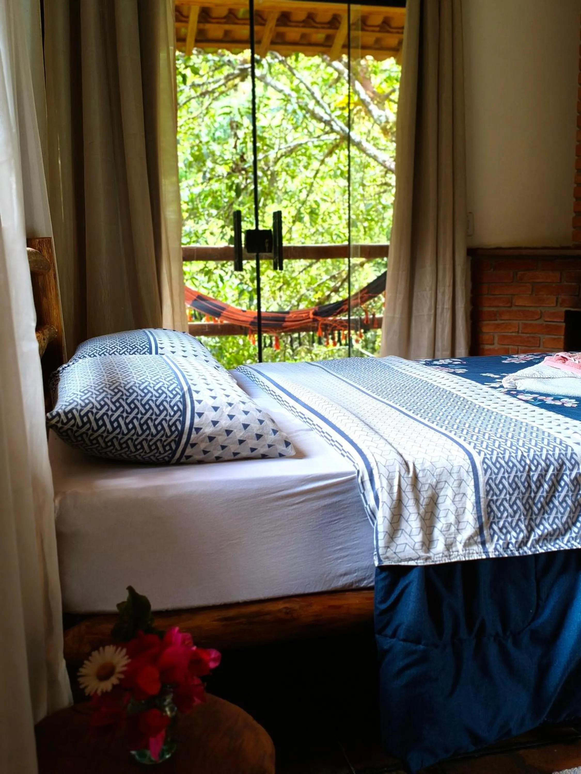 Bed in Pousada Bella Ana