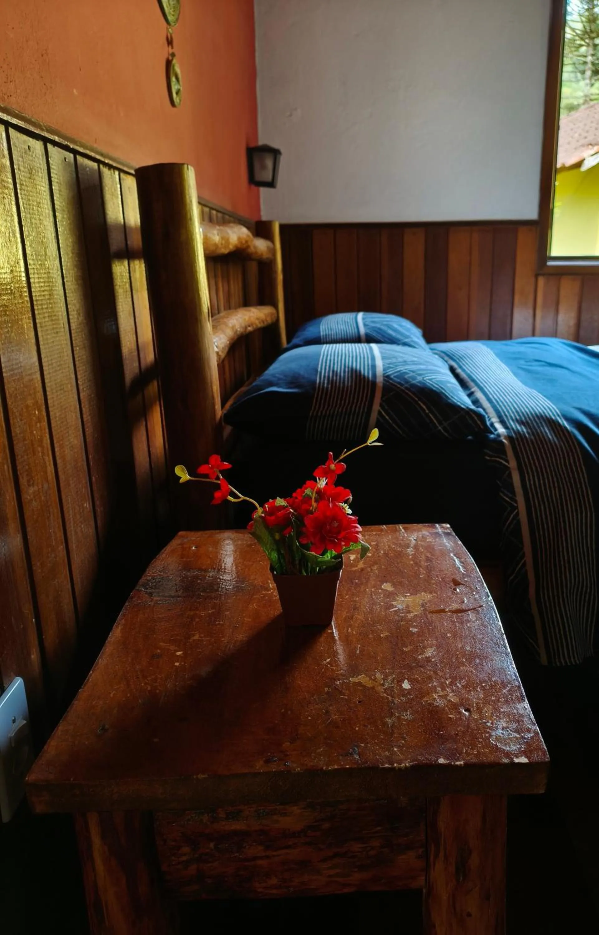 Bed in Pousada Bella Ana