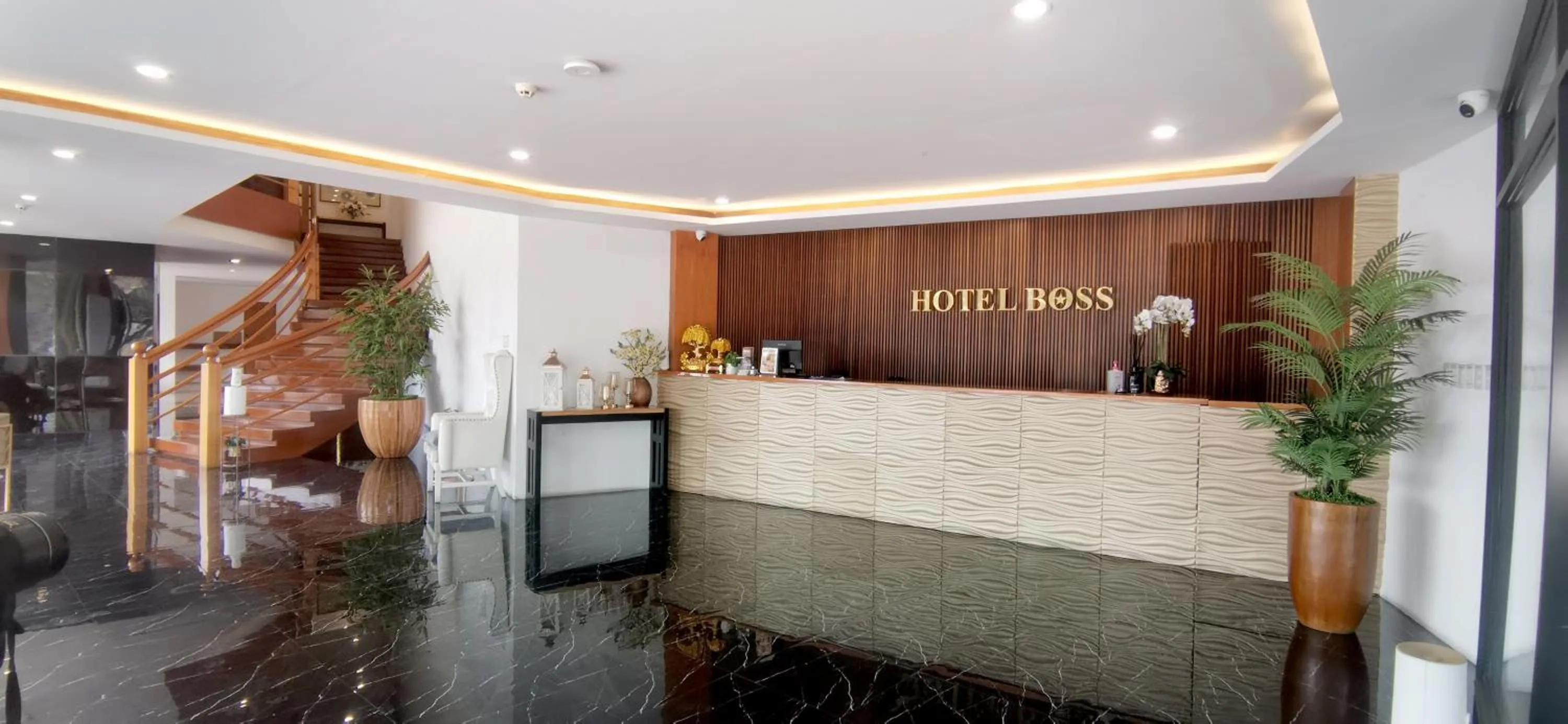 Lobby or reception in Palette in Angeles Pampanga near Clark International Airport Formerly Boss Hotel