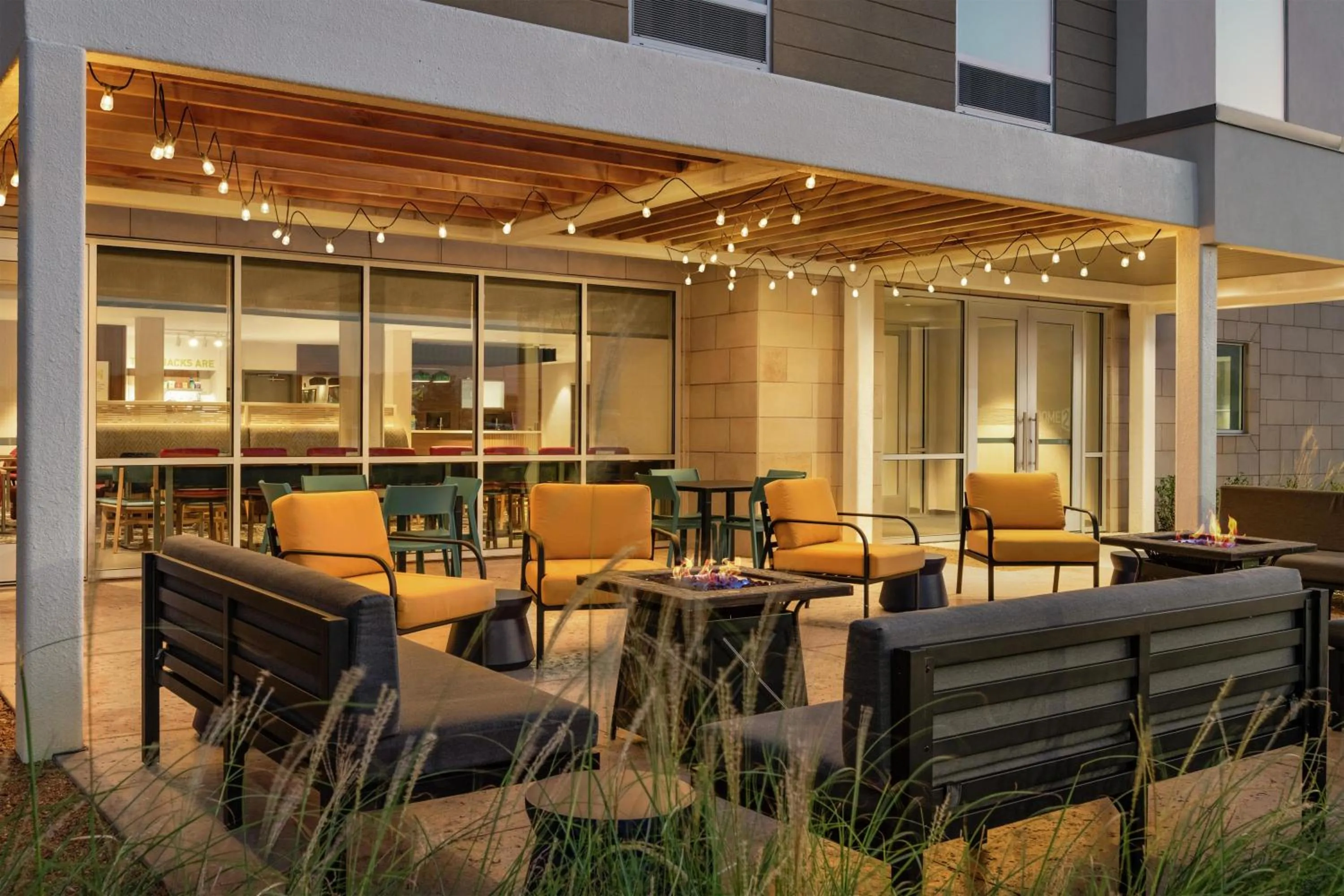 Patio in Home2 Suites By Hilton Denton