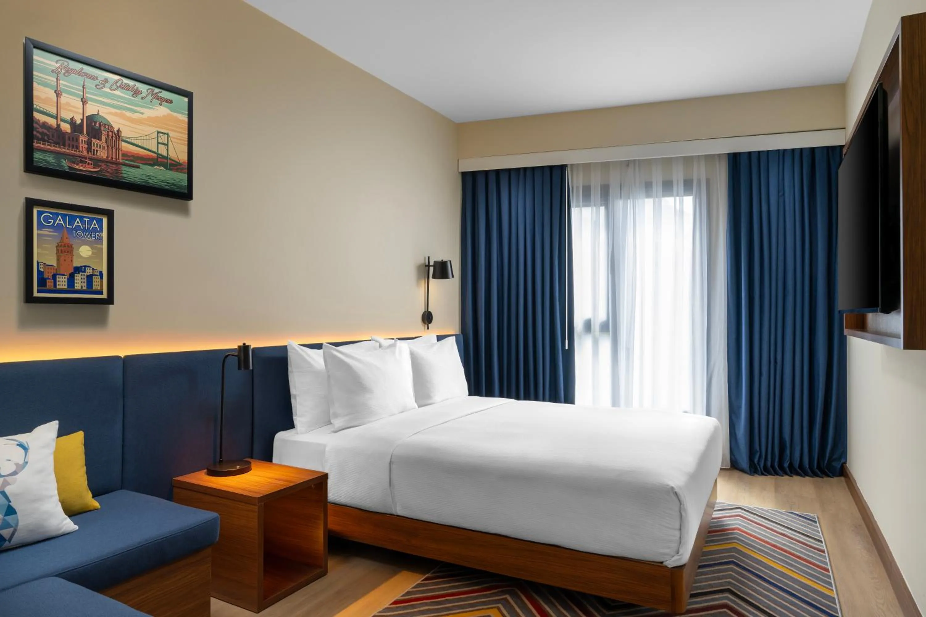 Bed in Hampton By Hilton Istanbul Sisli
