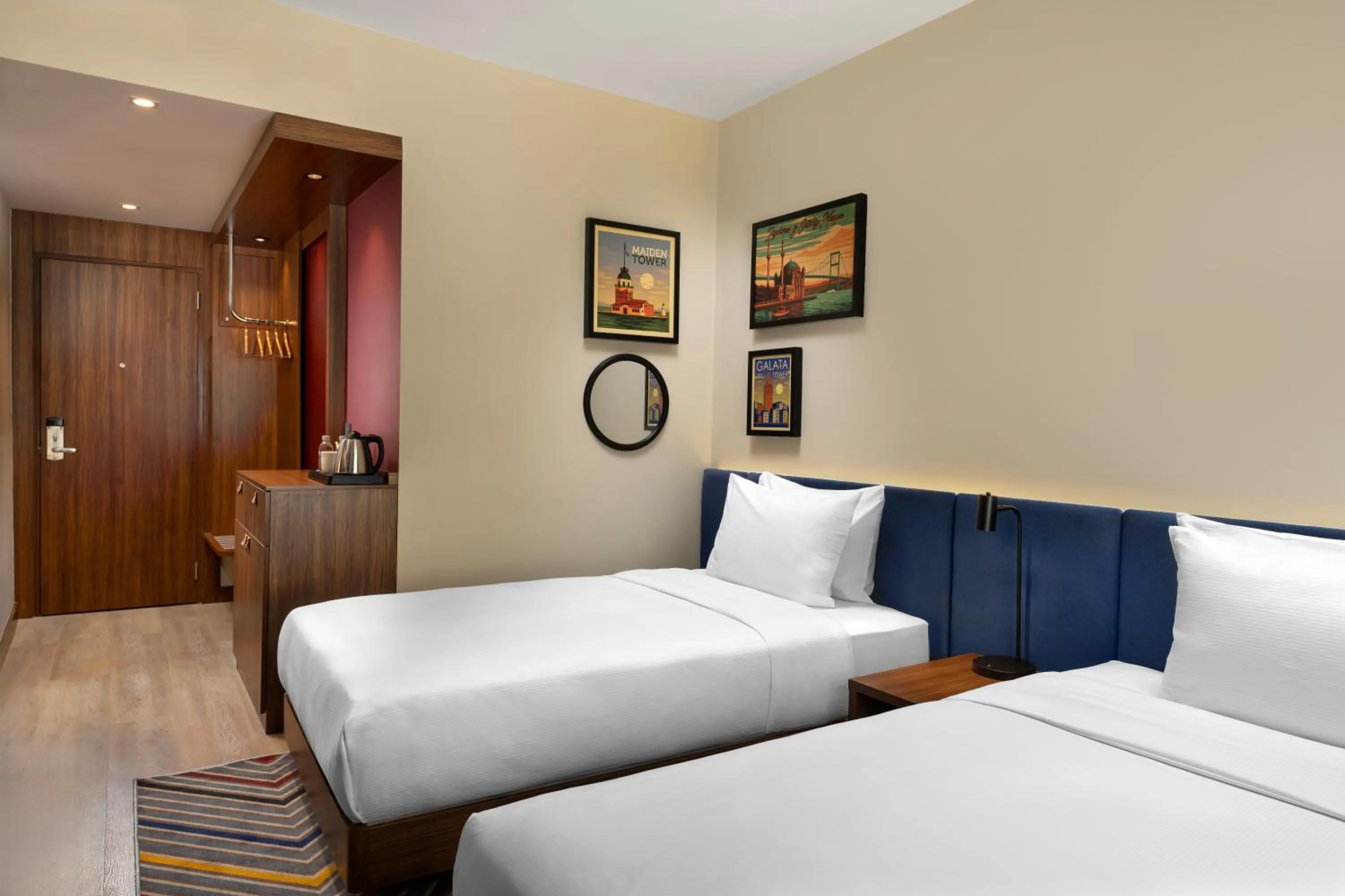 Bed in Hampton By Hilton Istanbul Sisli