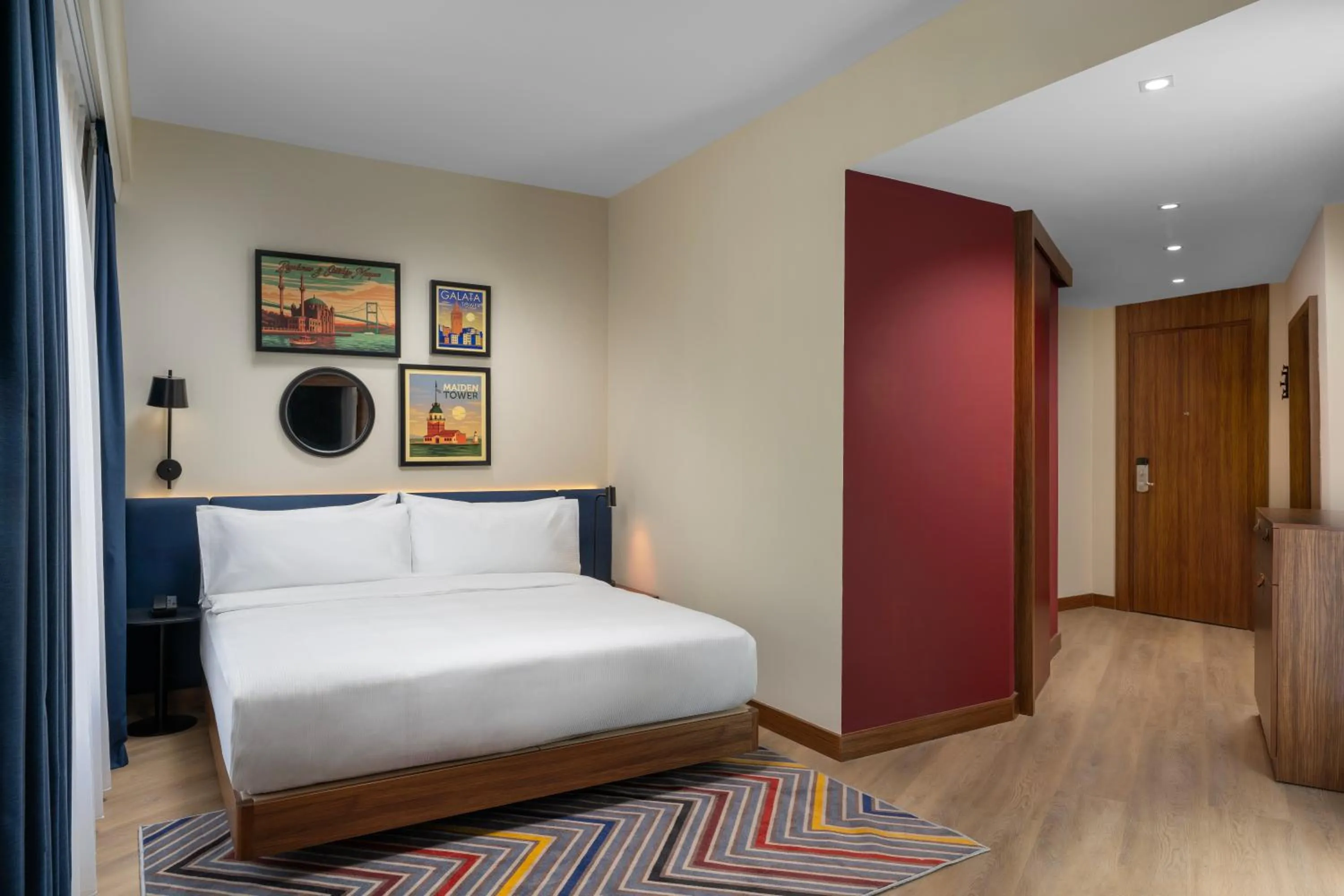 Bed in Hampton By Hilton Istanbul Sisli