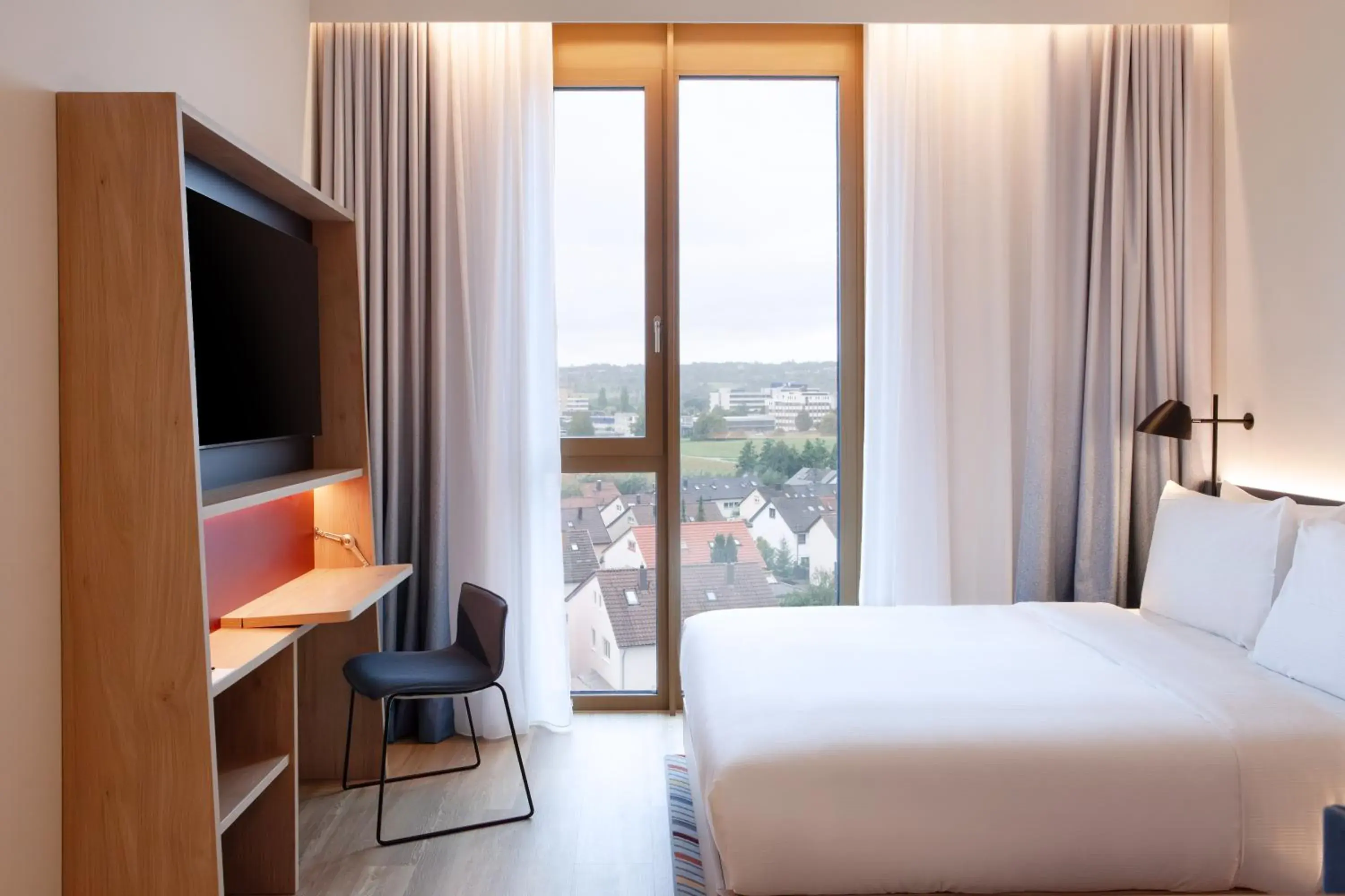 Queen Room with View in Hampton By Hilton Stuttgart Airport Queen Room with View in Hampton By Hilton Stuttgart Airport