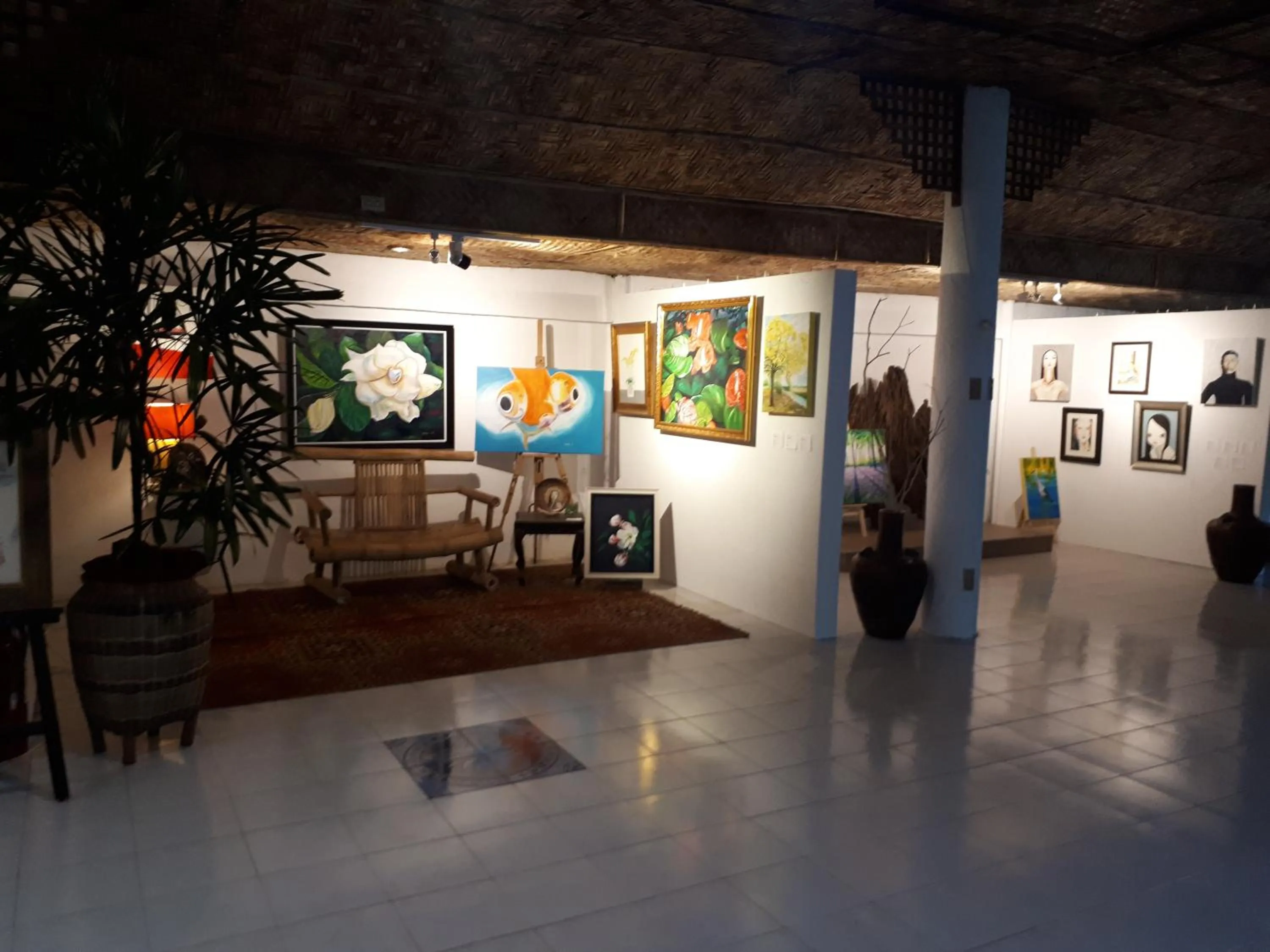 Lobby or reception in La Vida Hostel Samal Island