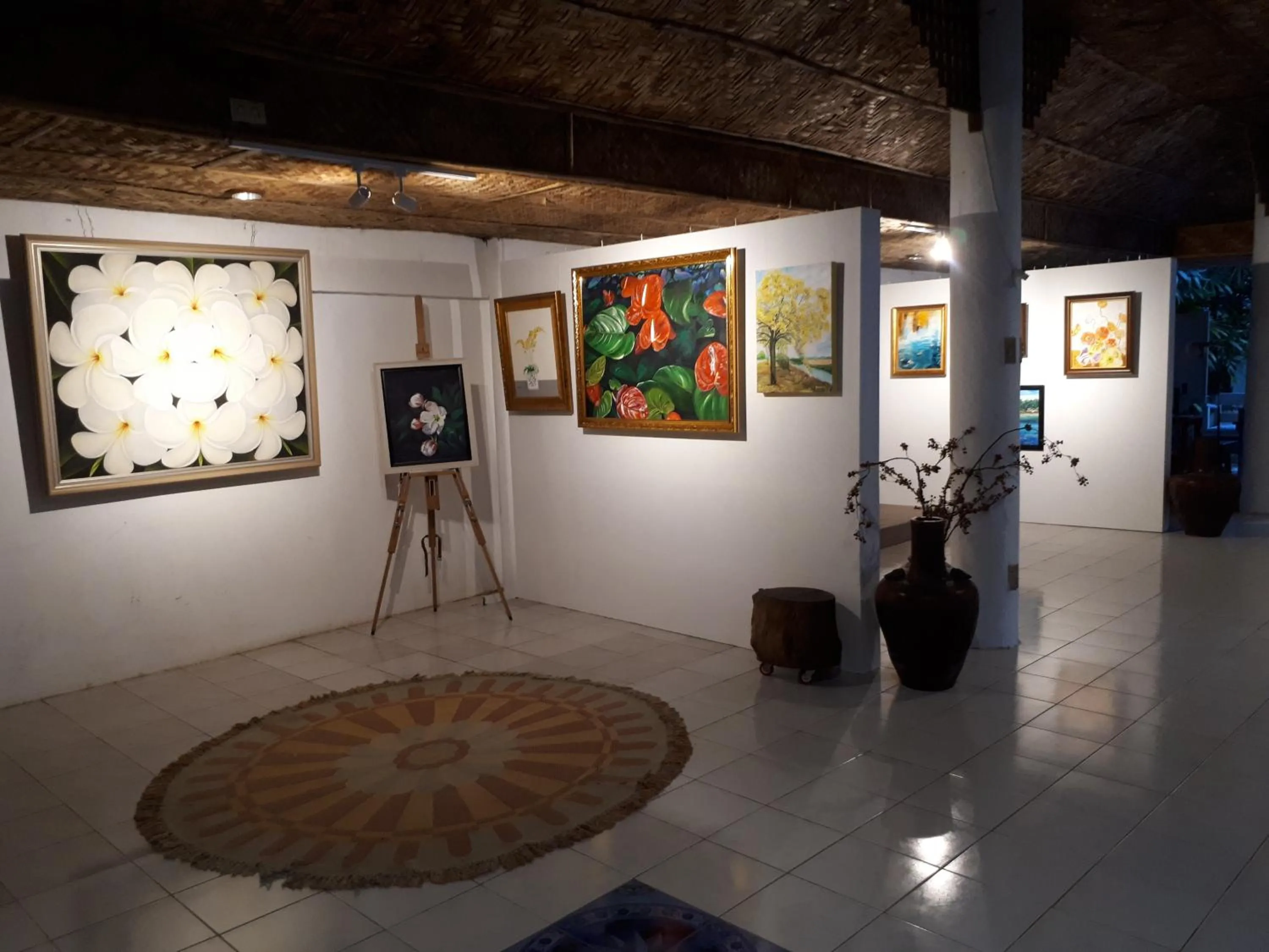 Lobby or reception in La Vida Hostel Samal Island