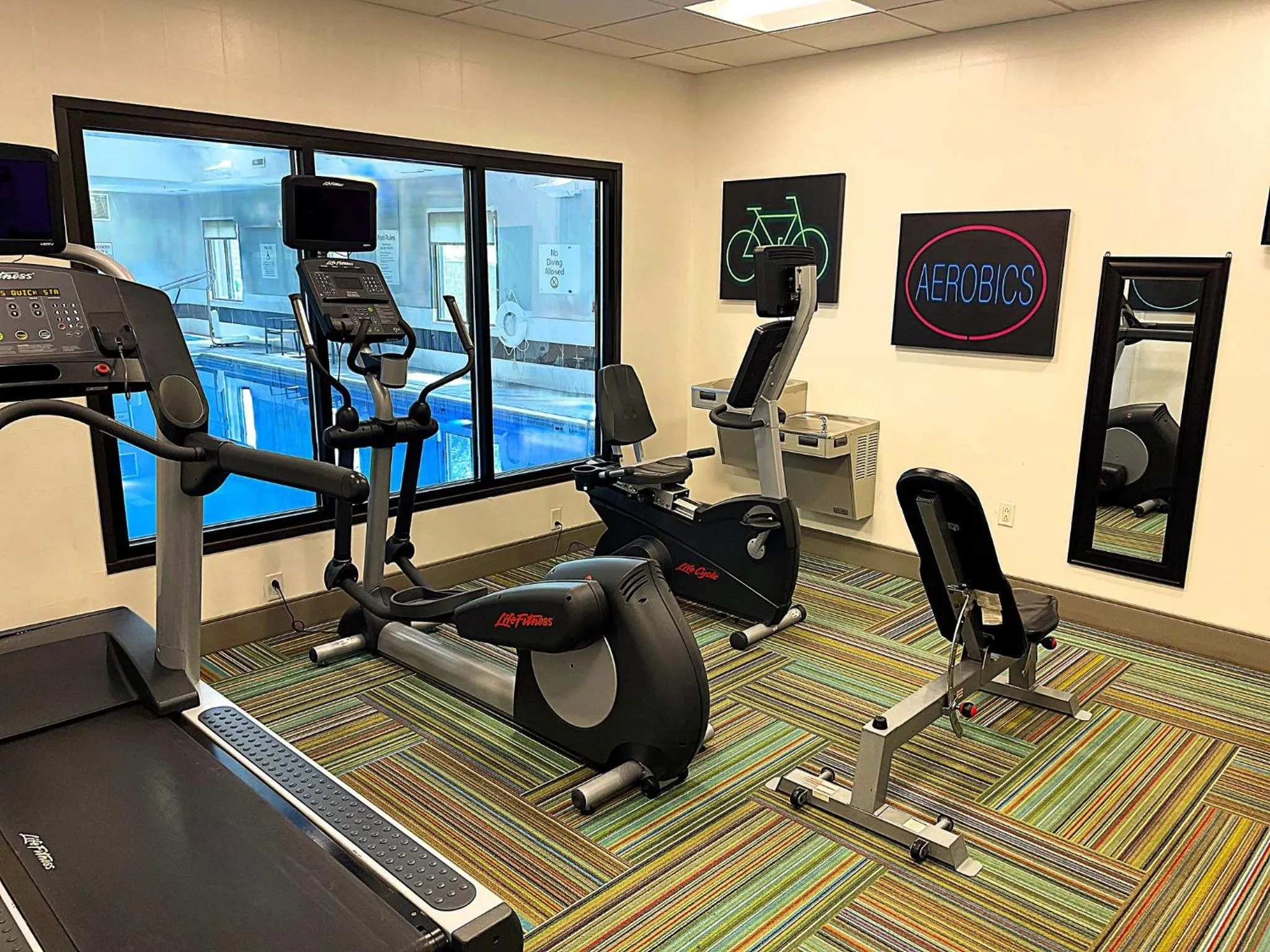 Fitness centre/facilities in Holiday Inn Express & Suites Shippensburg by IHG