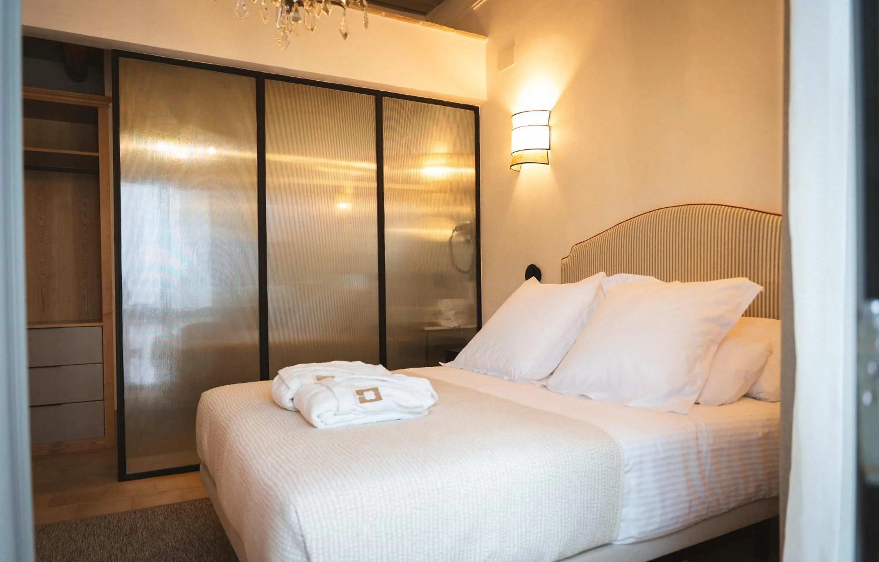 Bed in Hotel Boutique Casona de los Rebolledo