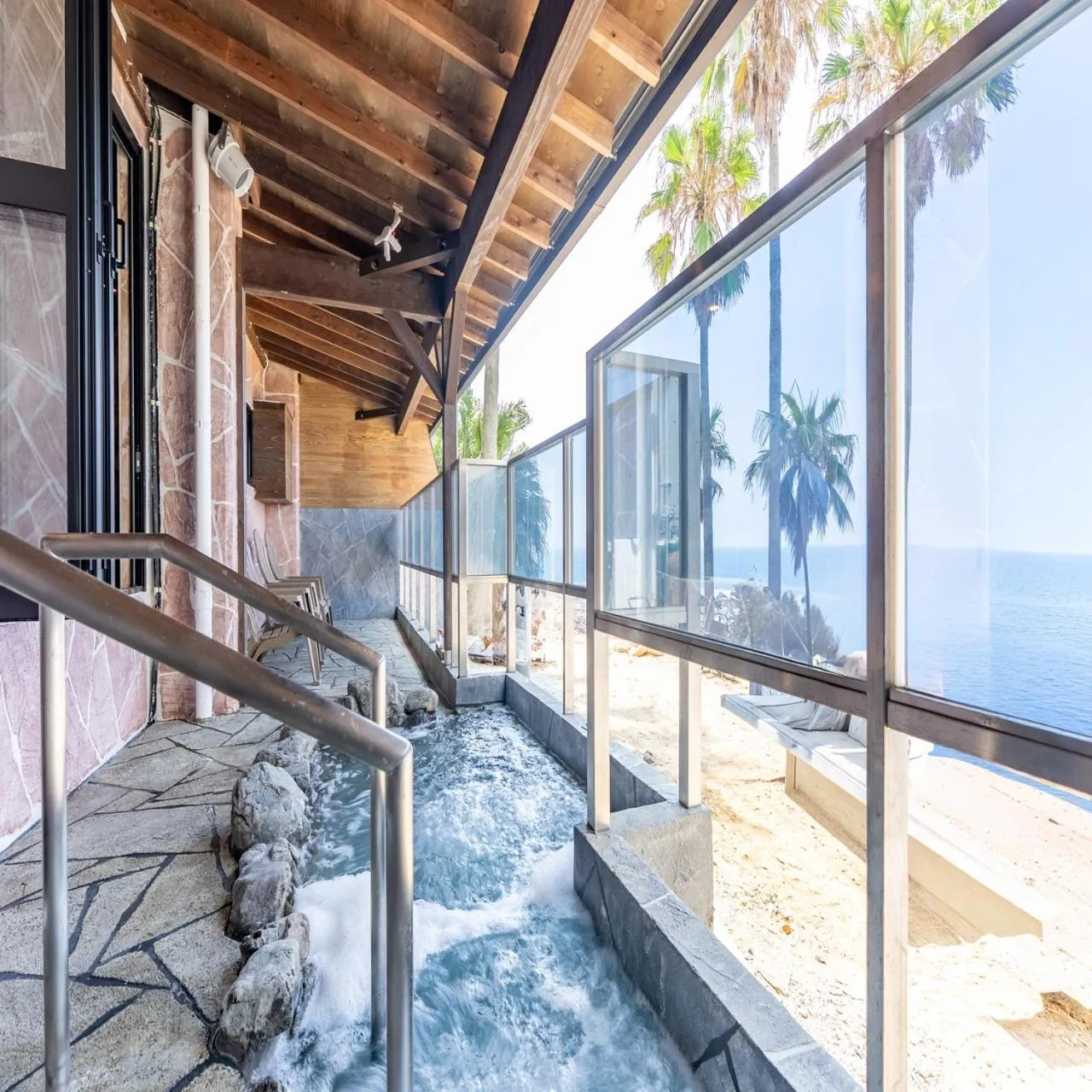 Hot Spring Bath in Livemax Resort Inami Seafront