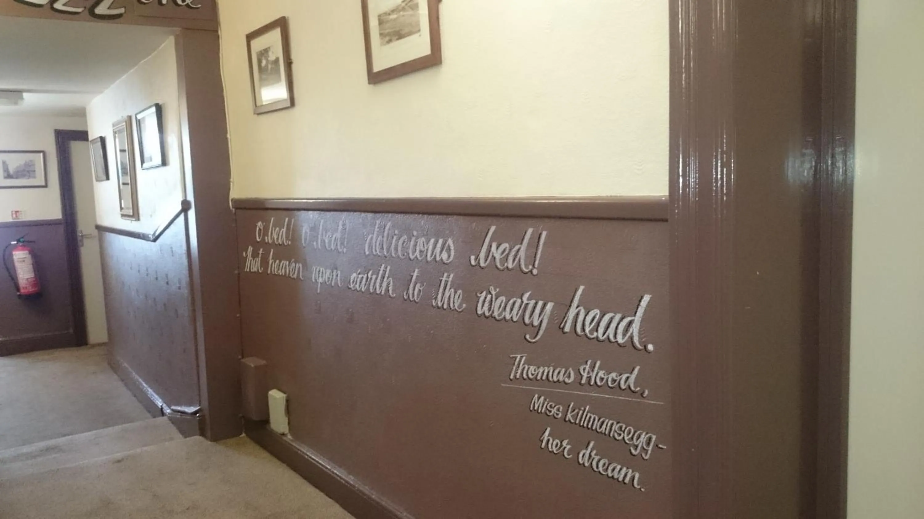 Decorative detail in The Silverdale Hotel