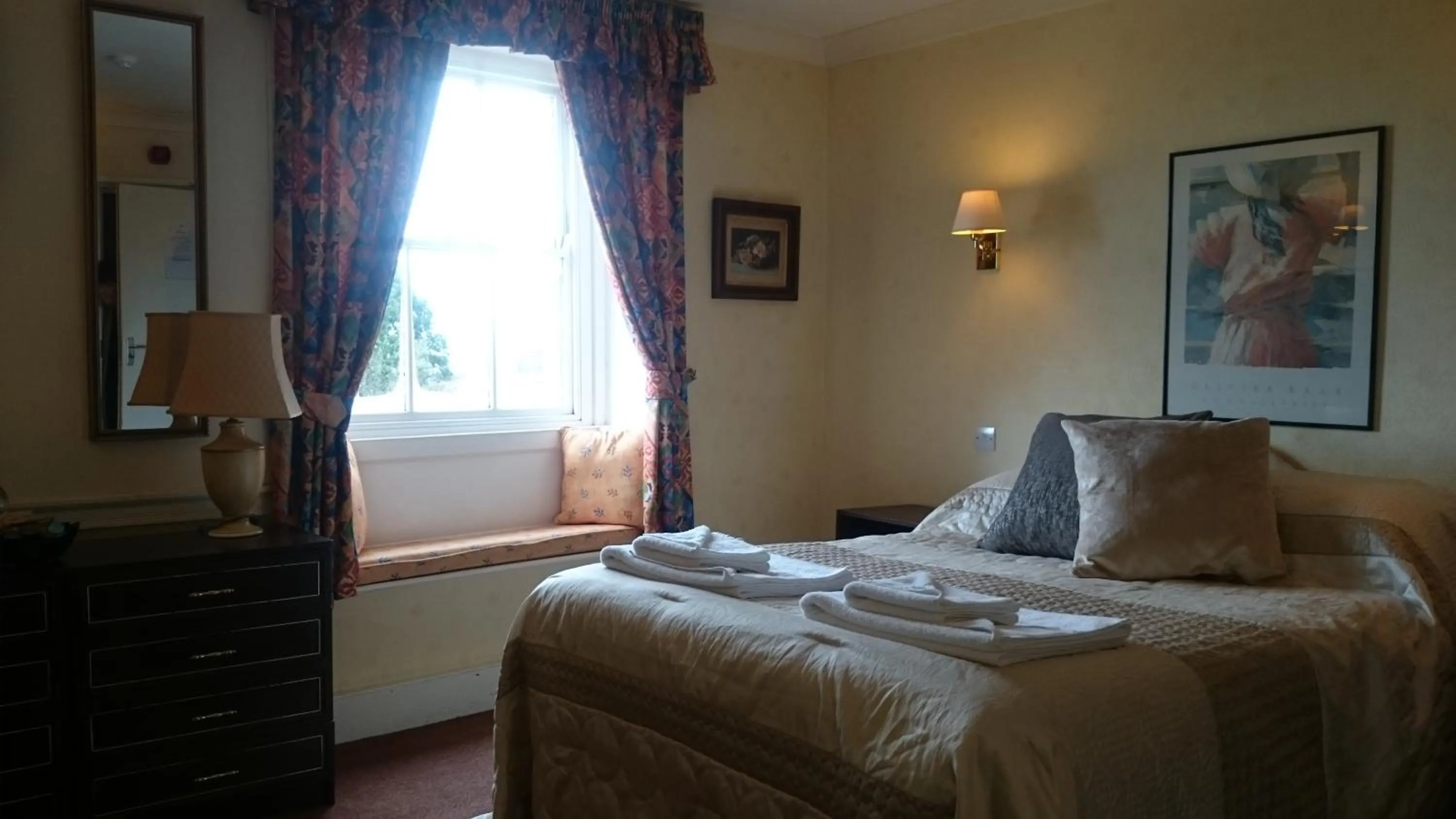 Bed in The Silverdale Hotel