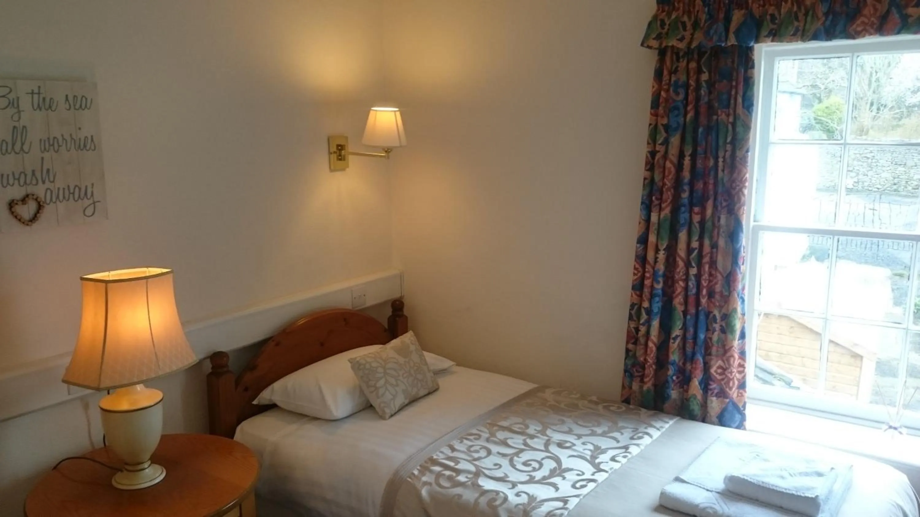 Bed in The Silverdale Hotel