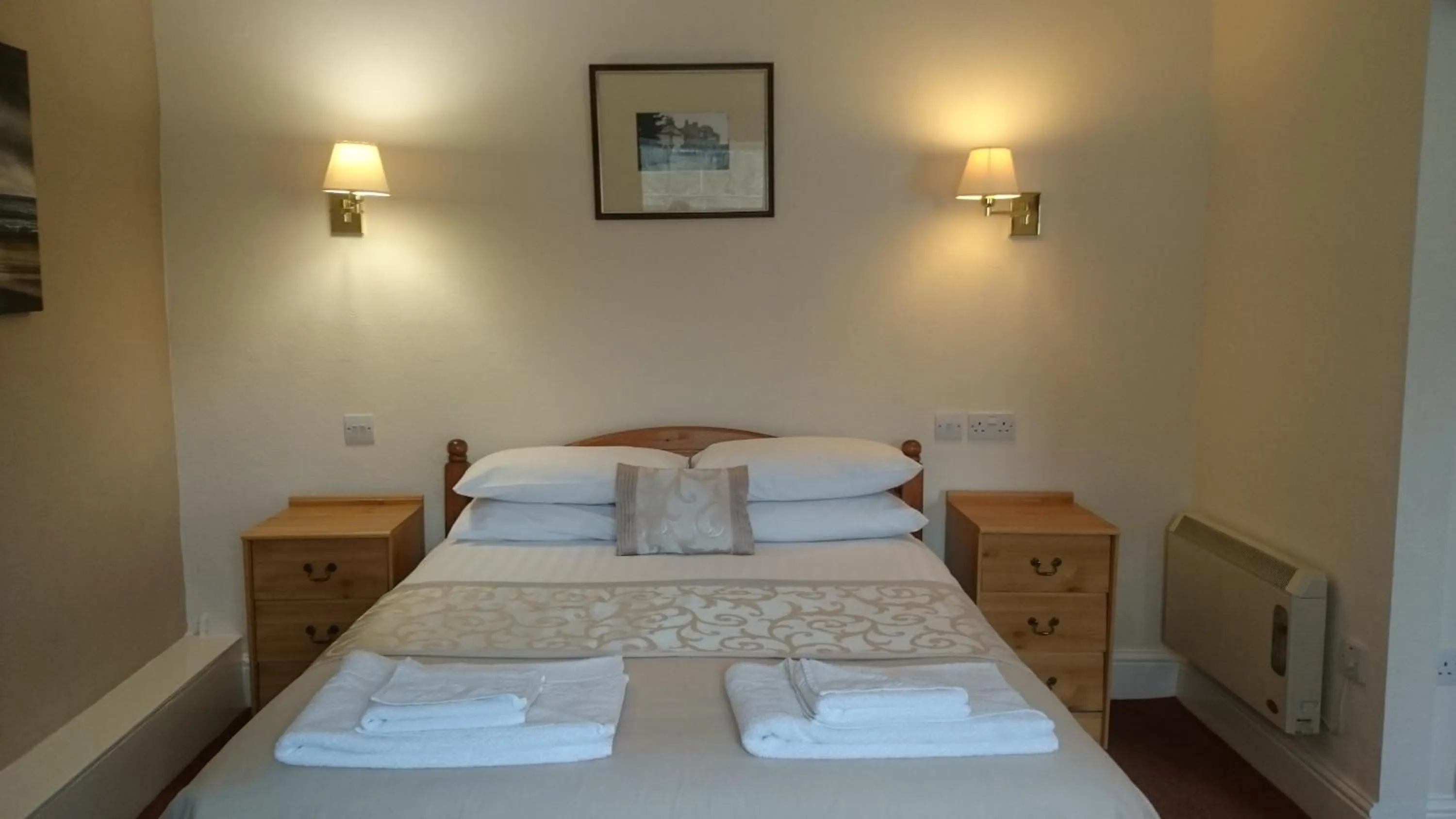 Bed in The Silverdale Hotel