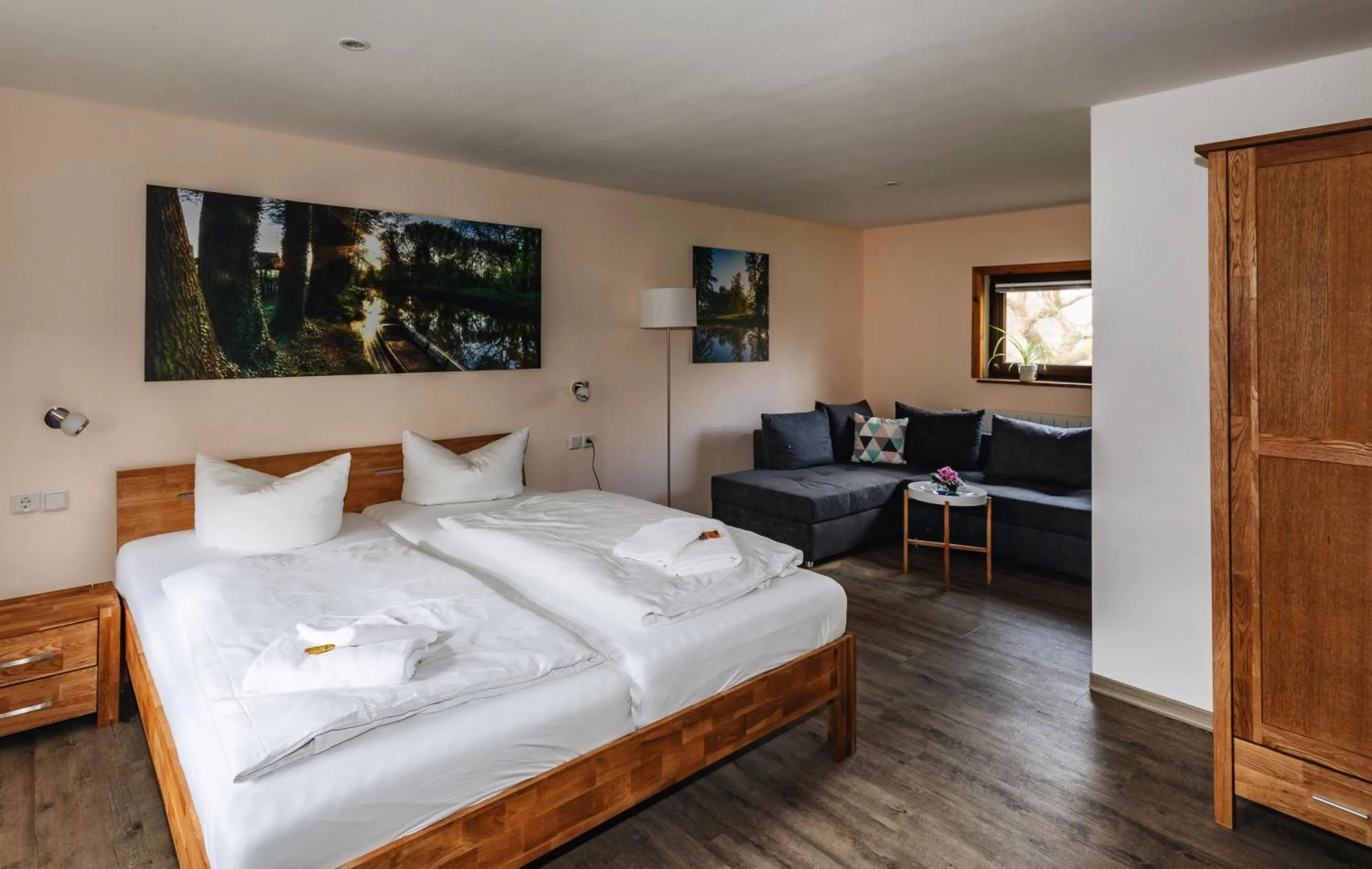 Bed in Landgasthof Zur Wildbahn