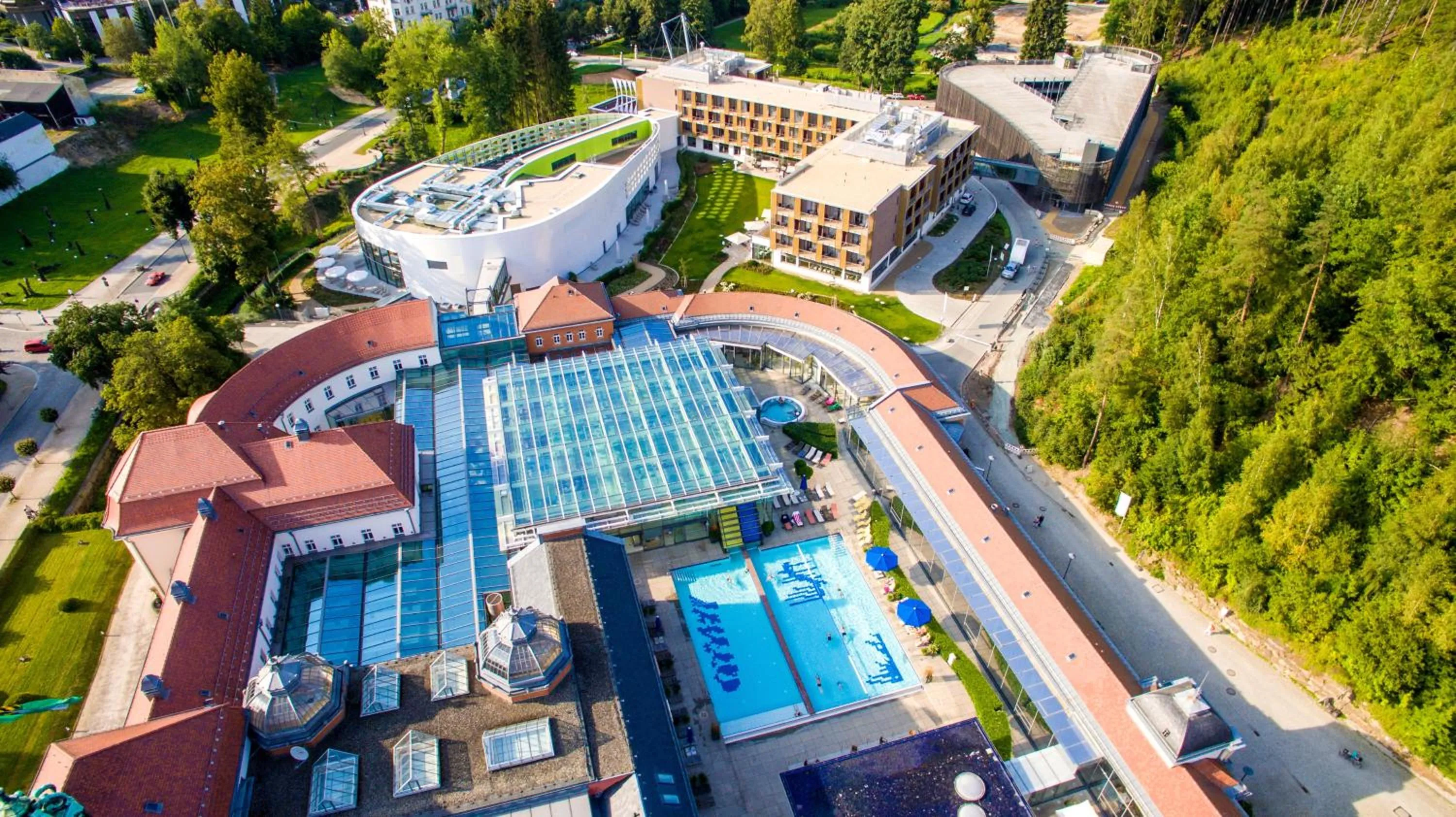 Bird's eye view in Hotel König Albert