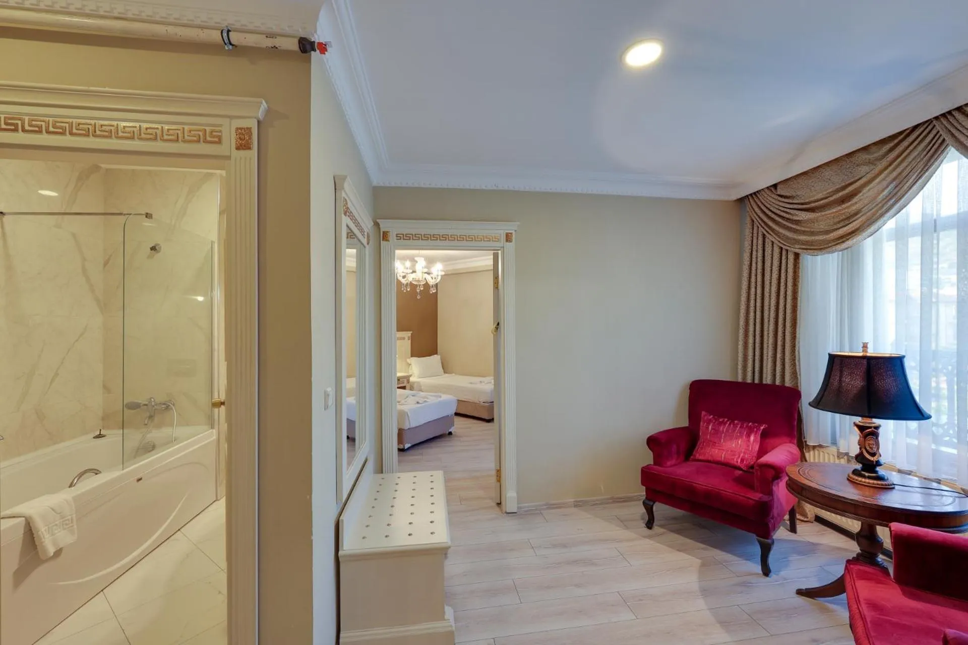 Bed in Güre Saruhan Termal Otel