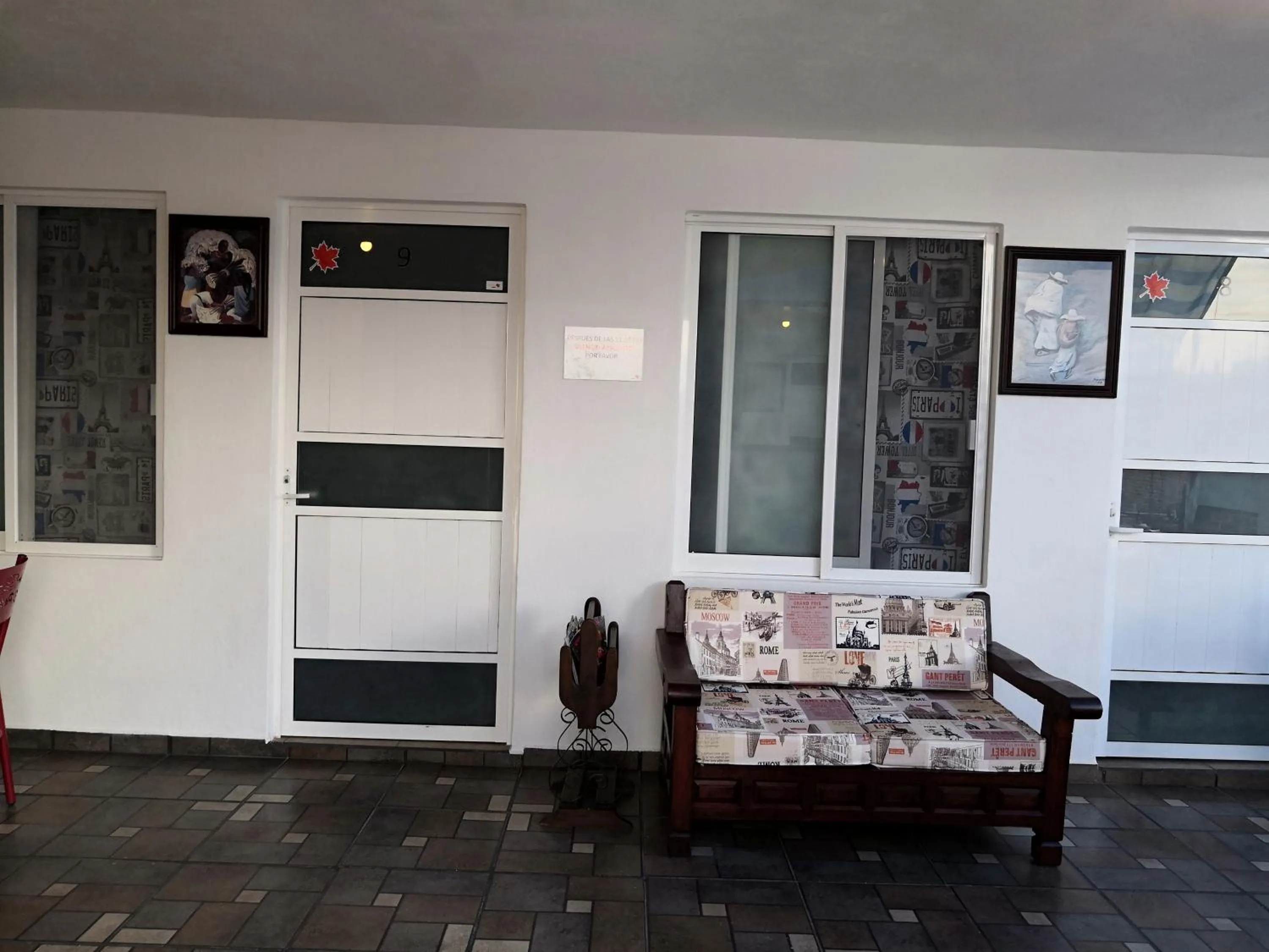 Decorative detail in Hostal Maple