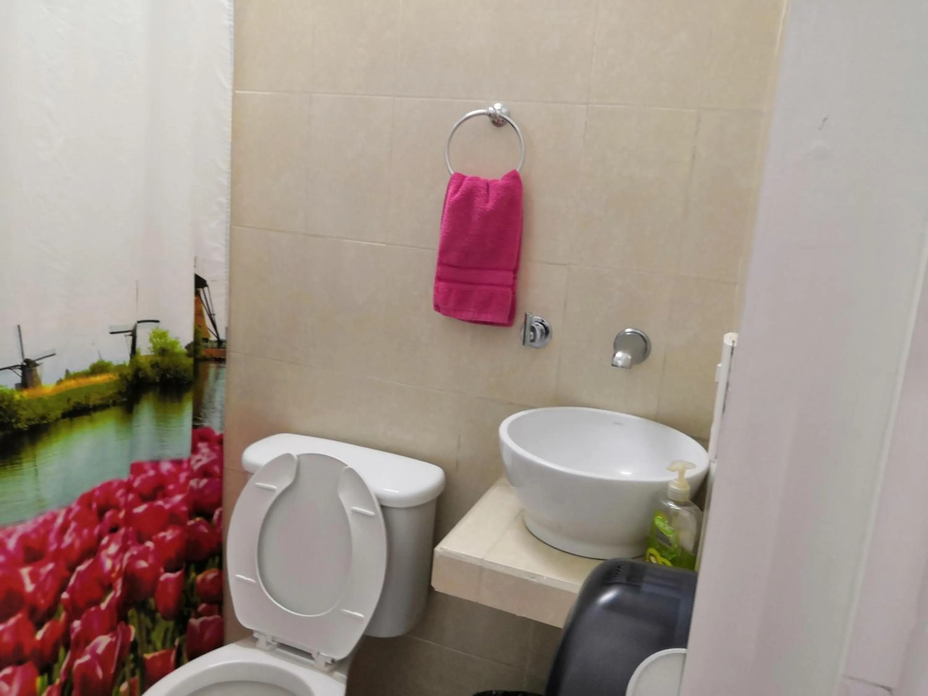 Bathroom in Hostal Maple