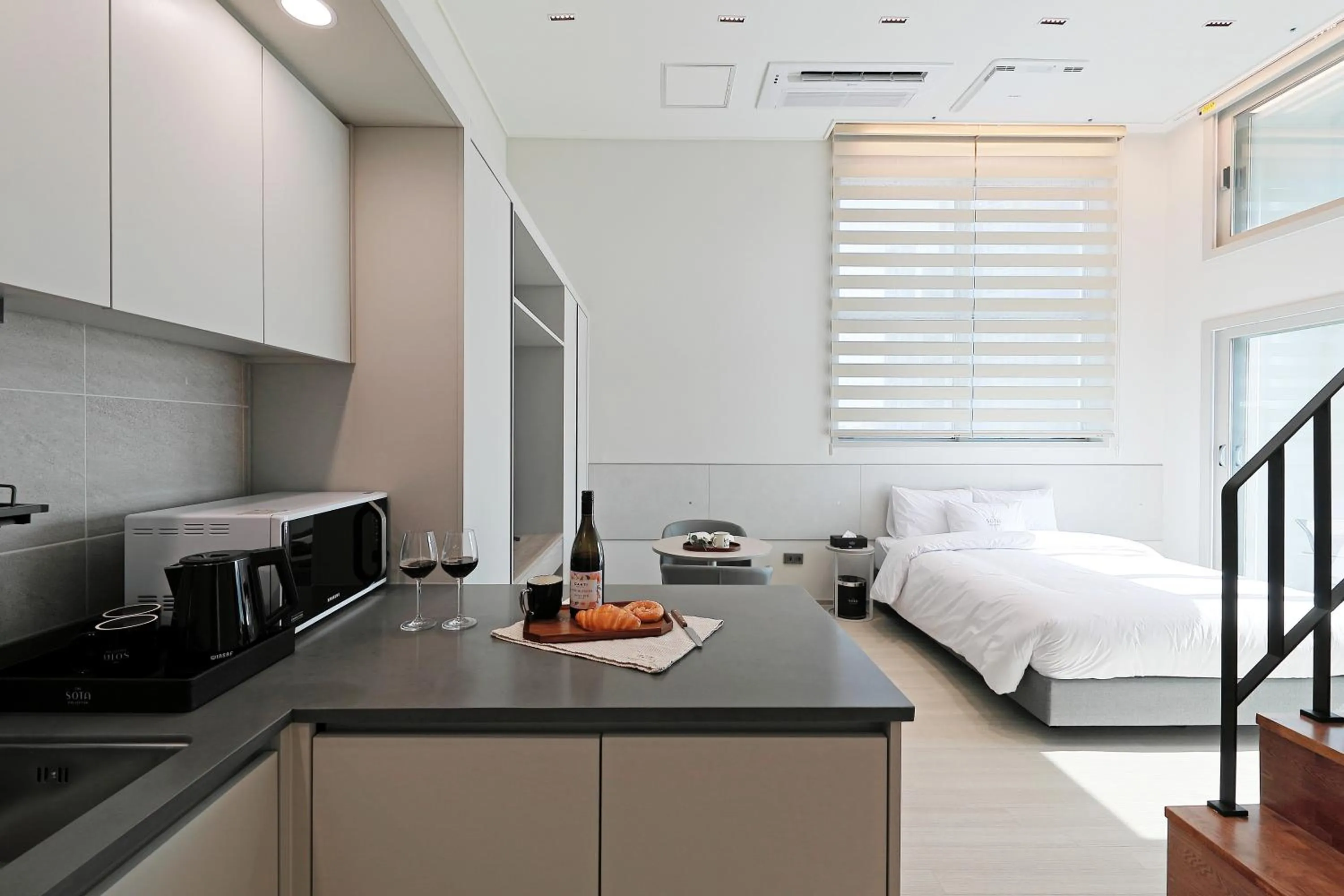 Bed in Sota Suite Pyeongtaek Godeok branch