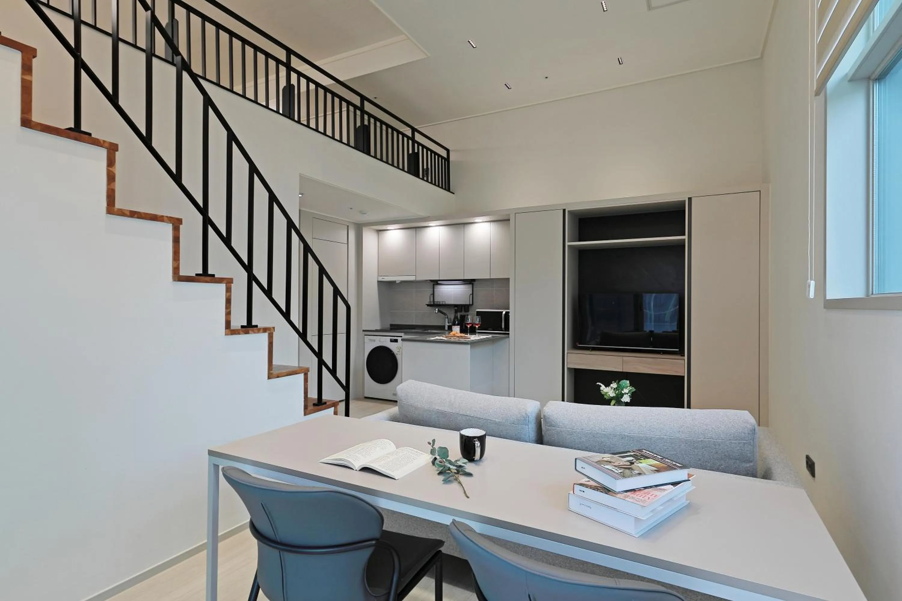 Kitchen or kitchenette in Sota Suite Pyeongtaek Godeok branch