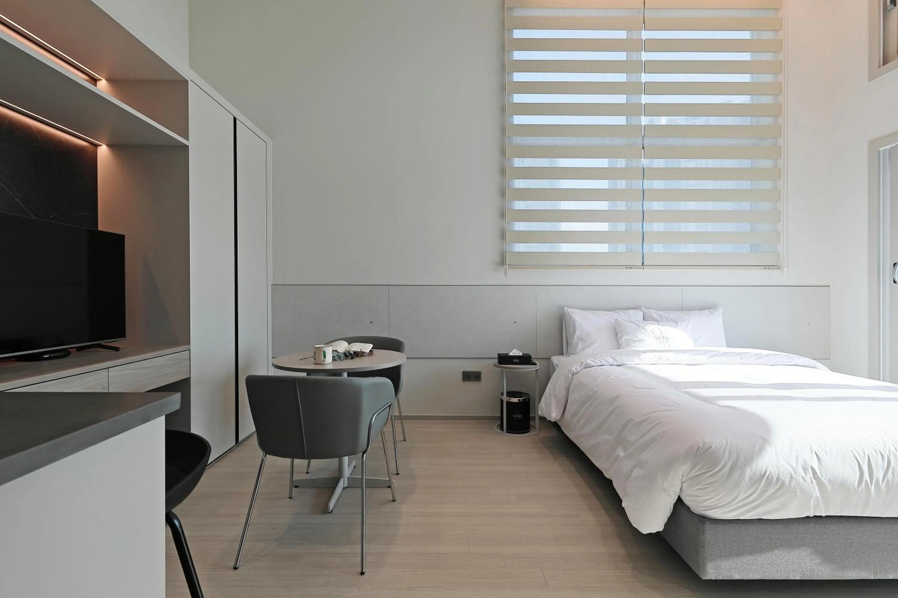 Bed in Sota Suite Pyeongtaek Godeok branch