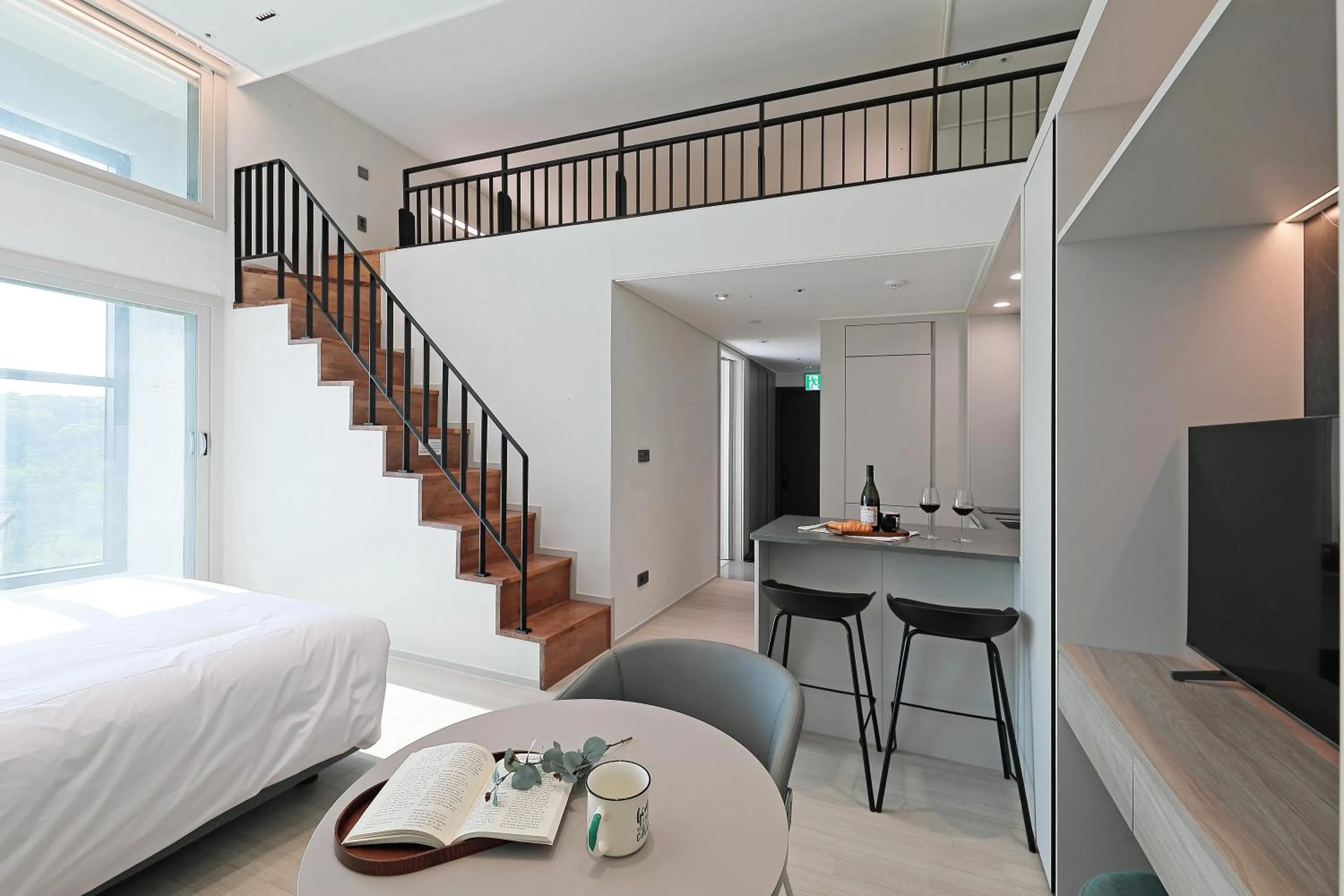 Bed in Sota Suite Pyeongtaek Godeok branch