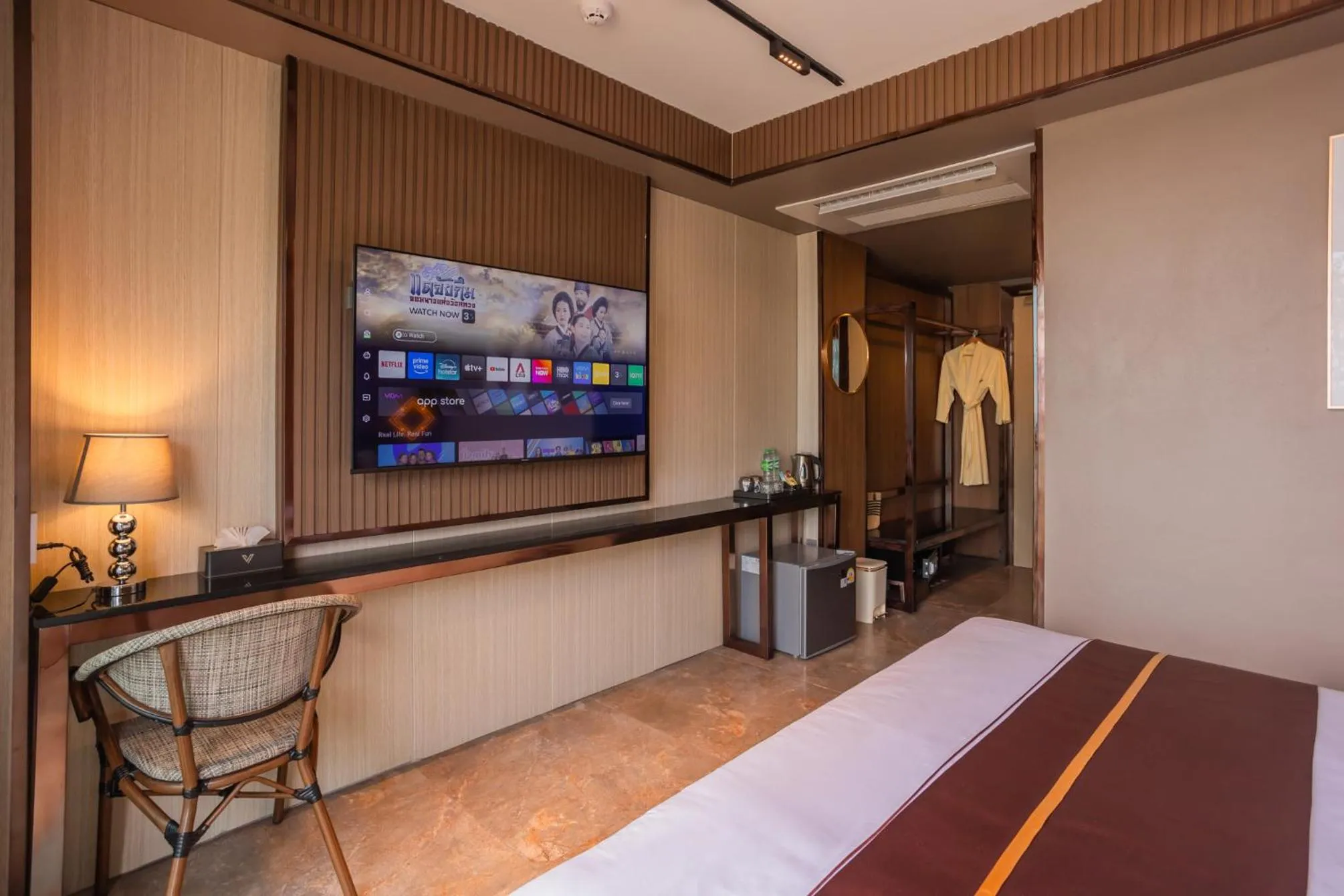 TV and multimedia, Bed in Syama V Beachfront Resort Ao Nang Krabi, Aspira Collection - Adults Only