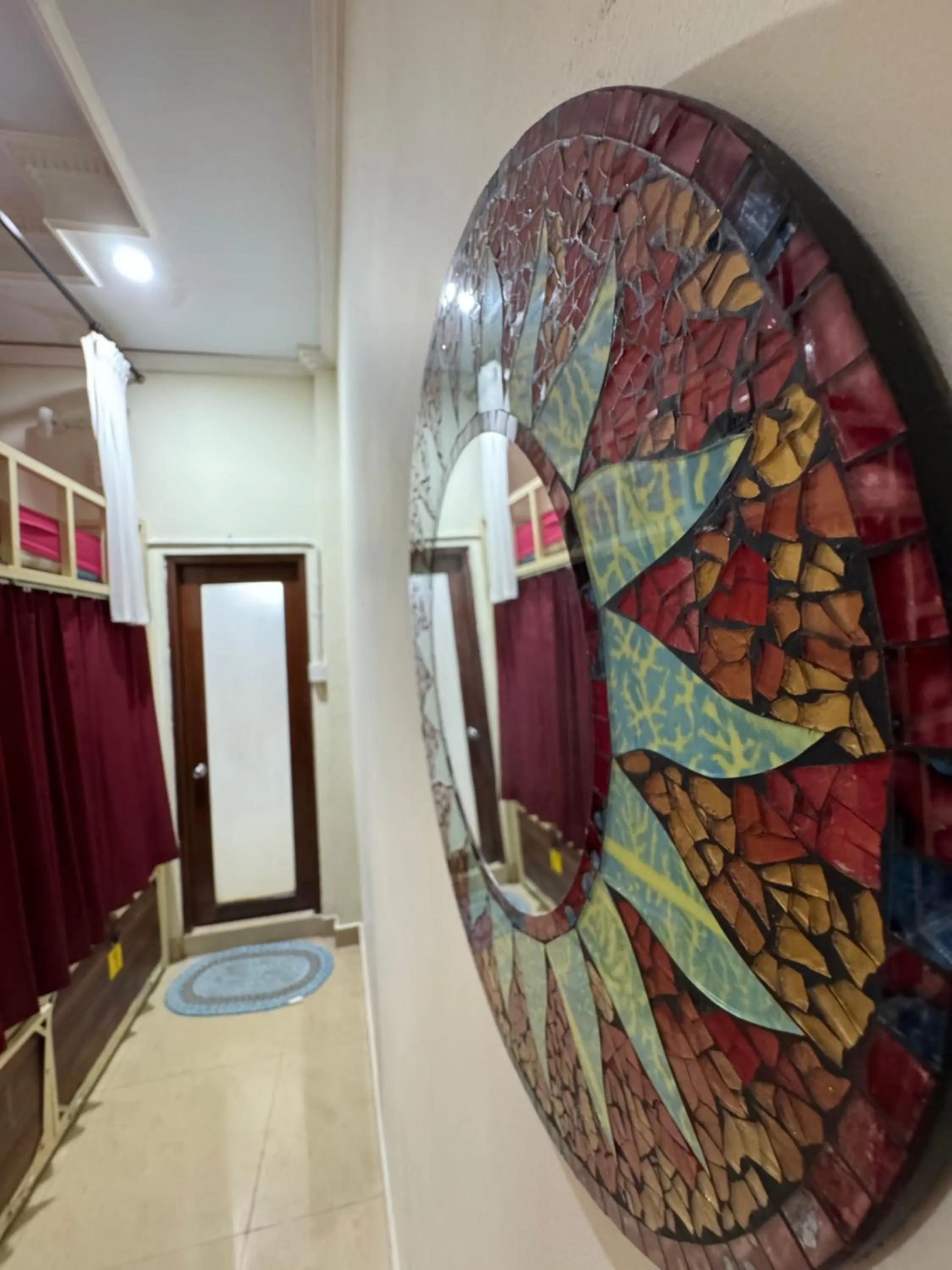 Decorative detail in Ode Hostel