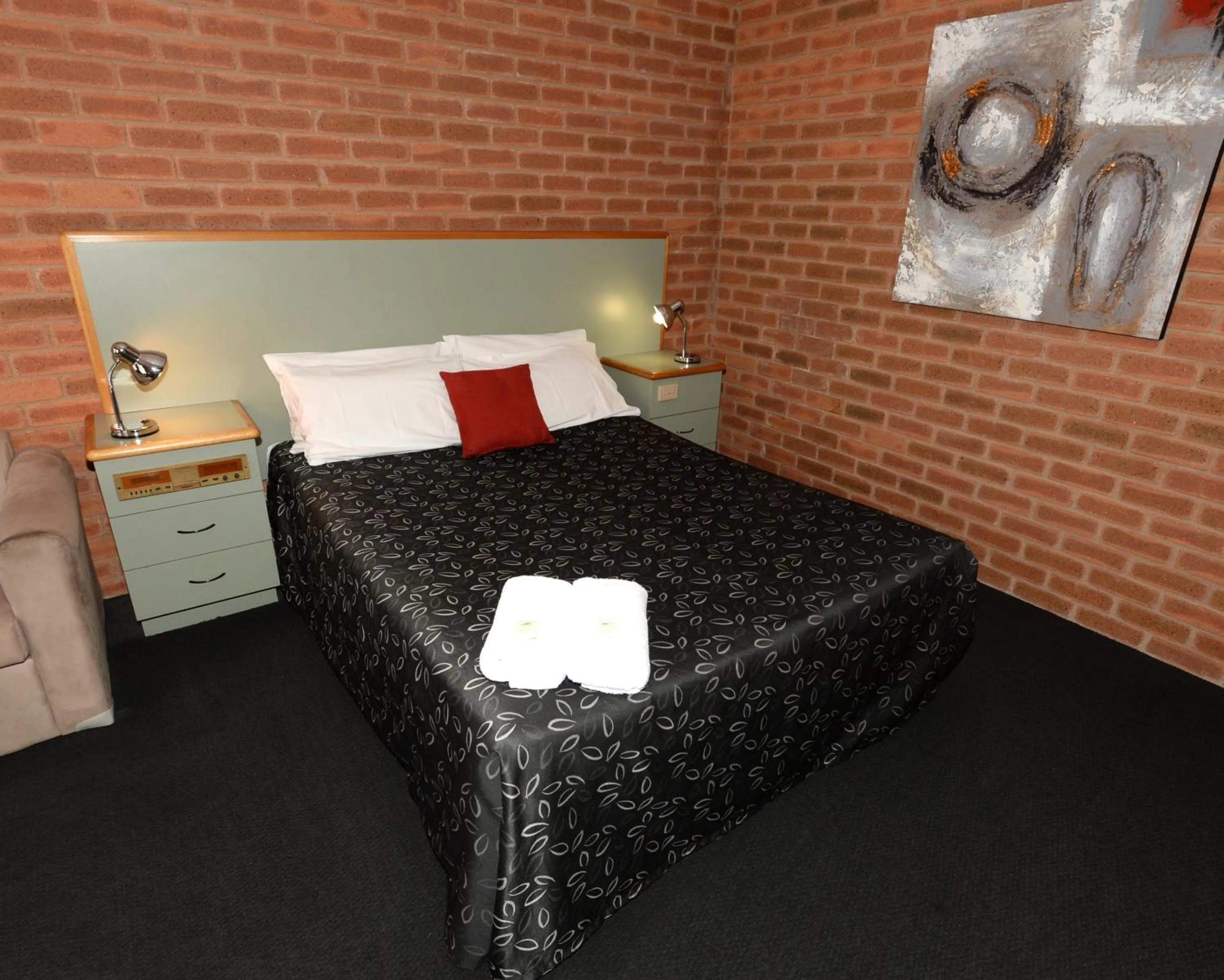 Bedroom, Bed in Mulwala Paradise Palms Motel