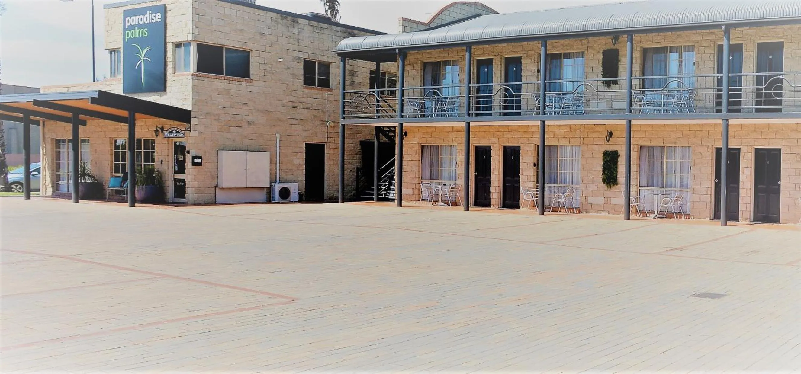 Balcony/Terrace, Property Building in Mulwala Paradise Palms Motel