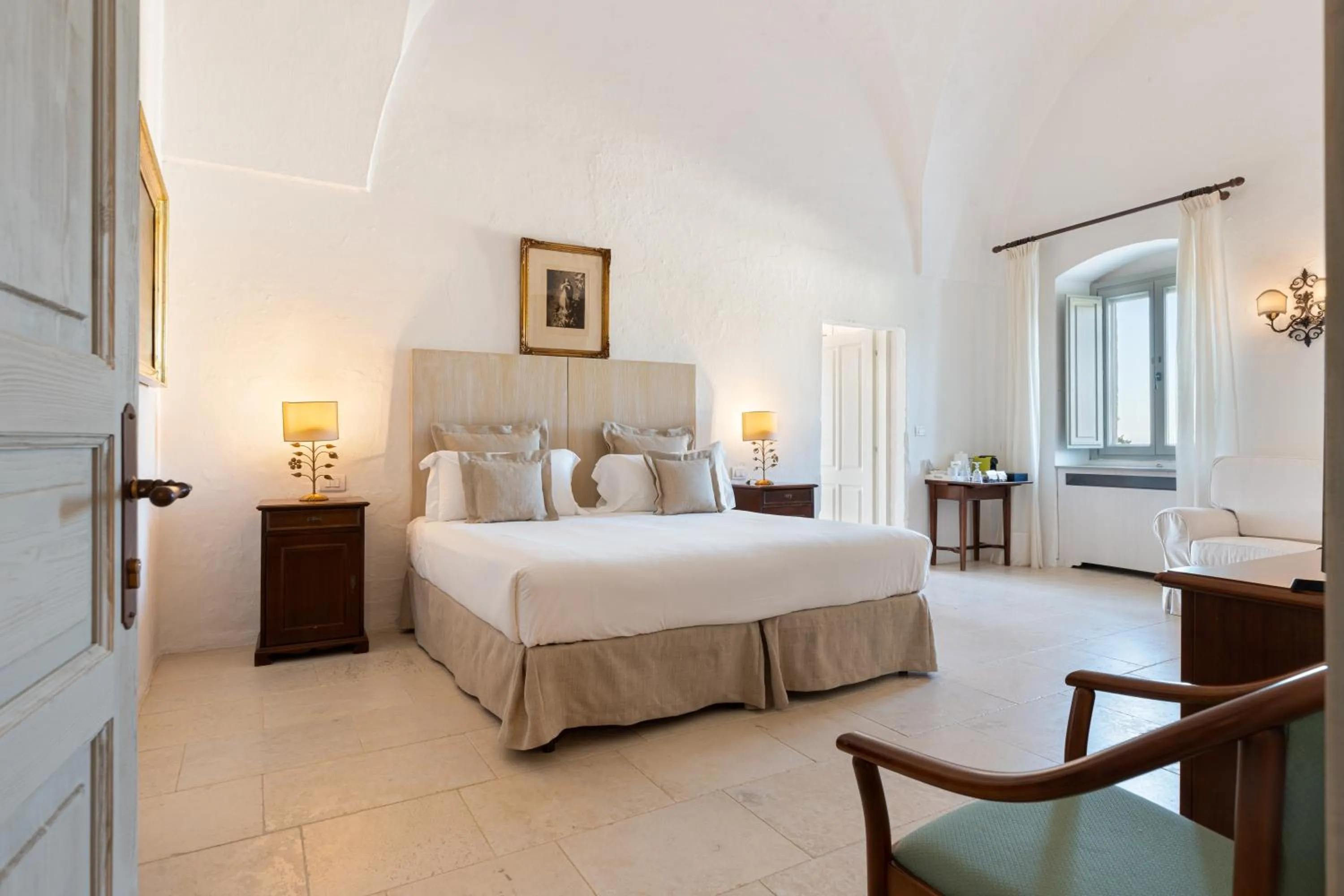 Bed in Masseria Le Carrube