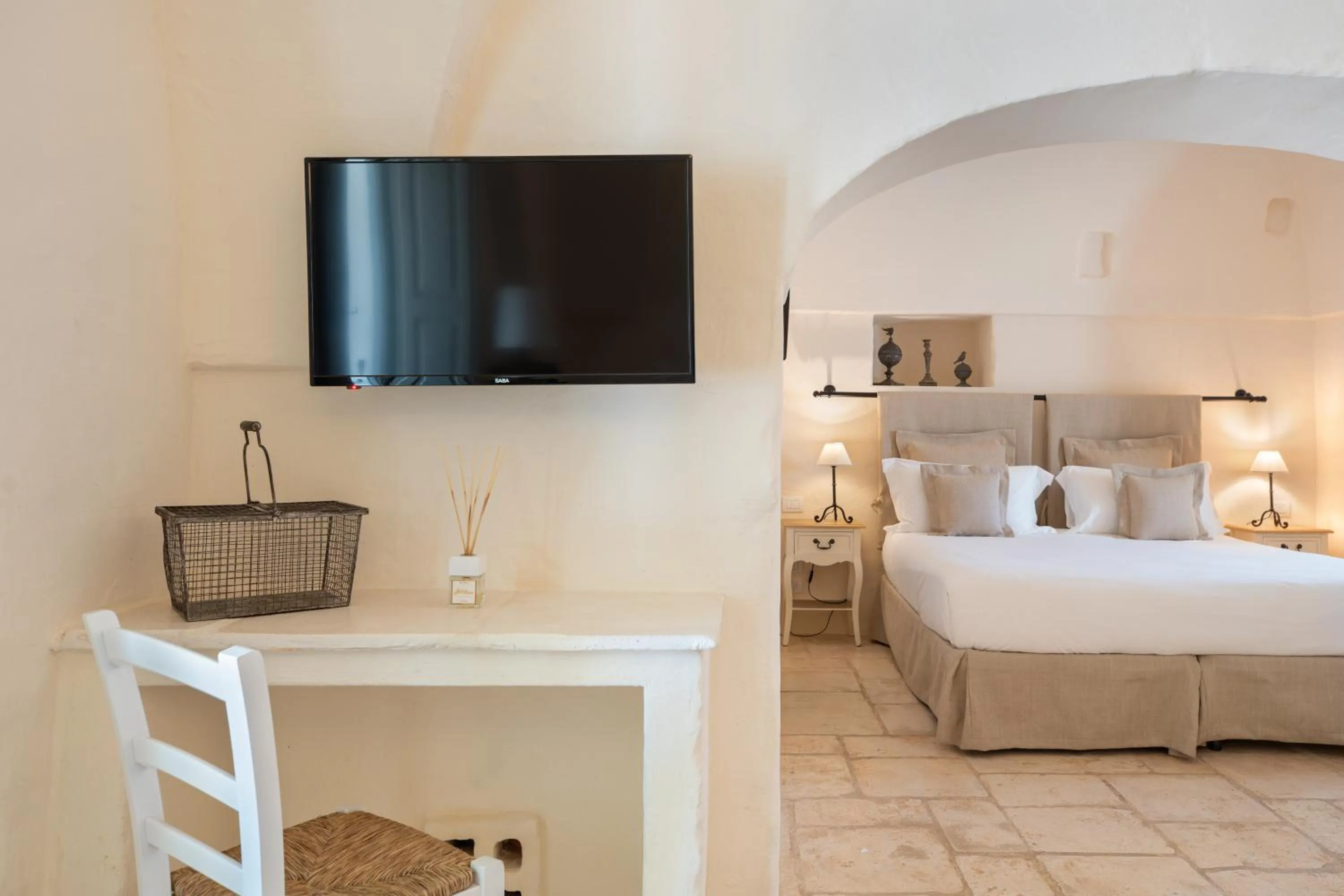 Bed in Masseria Le Carrube