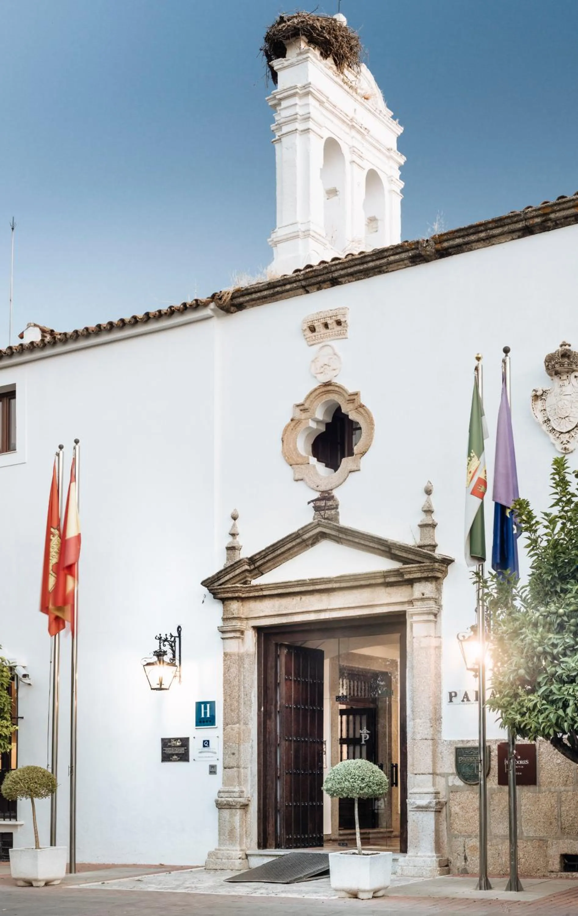 Facade/entrance in Parador de Mérida