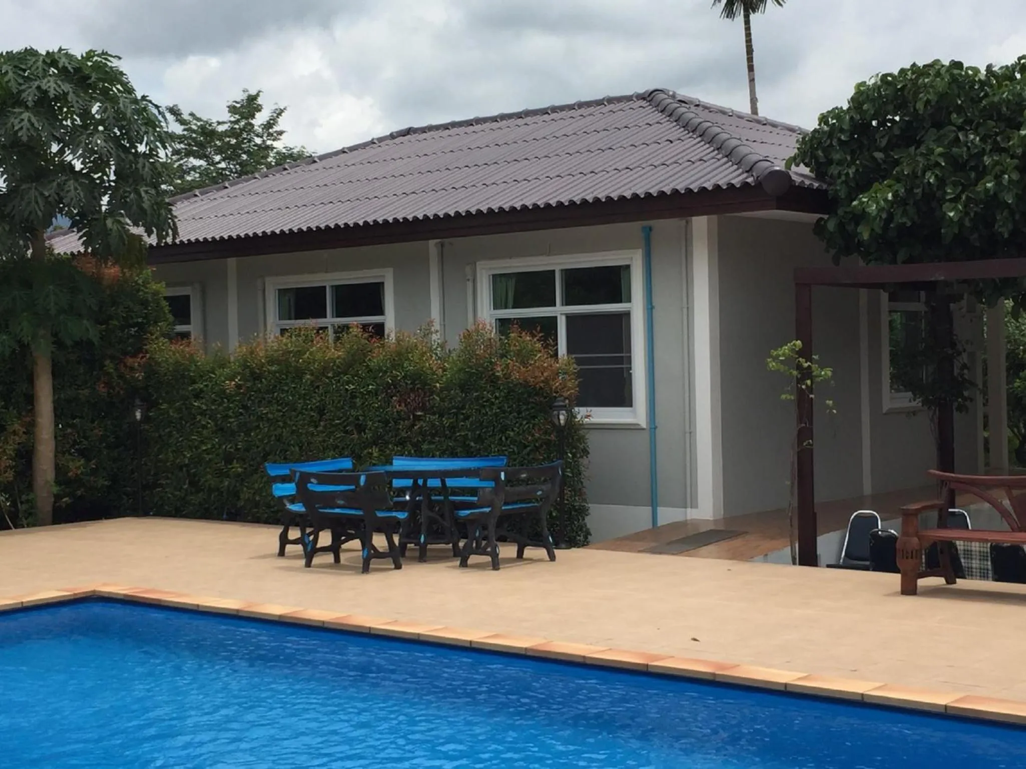 Garden view in Baan Suan Khun Yaiy