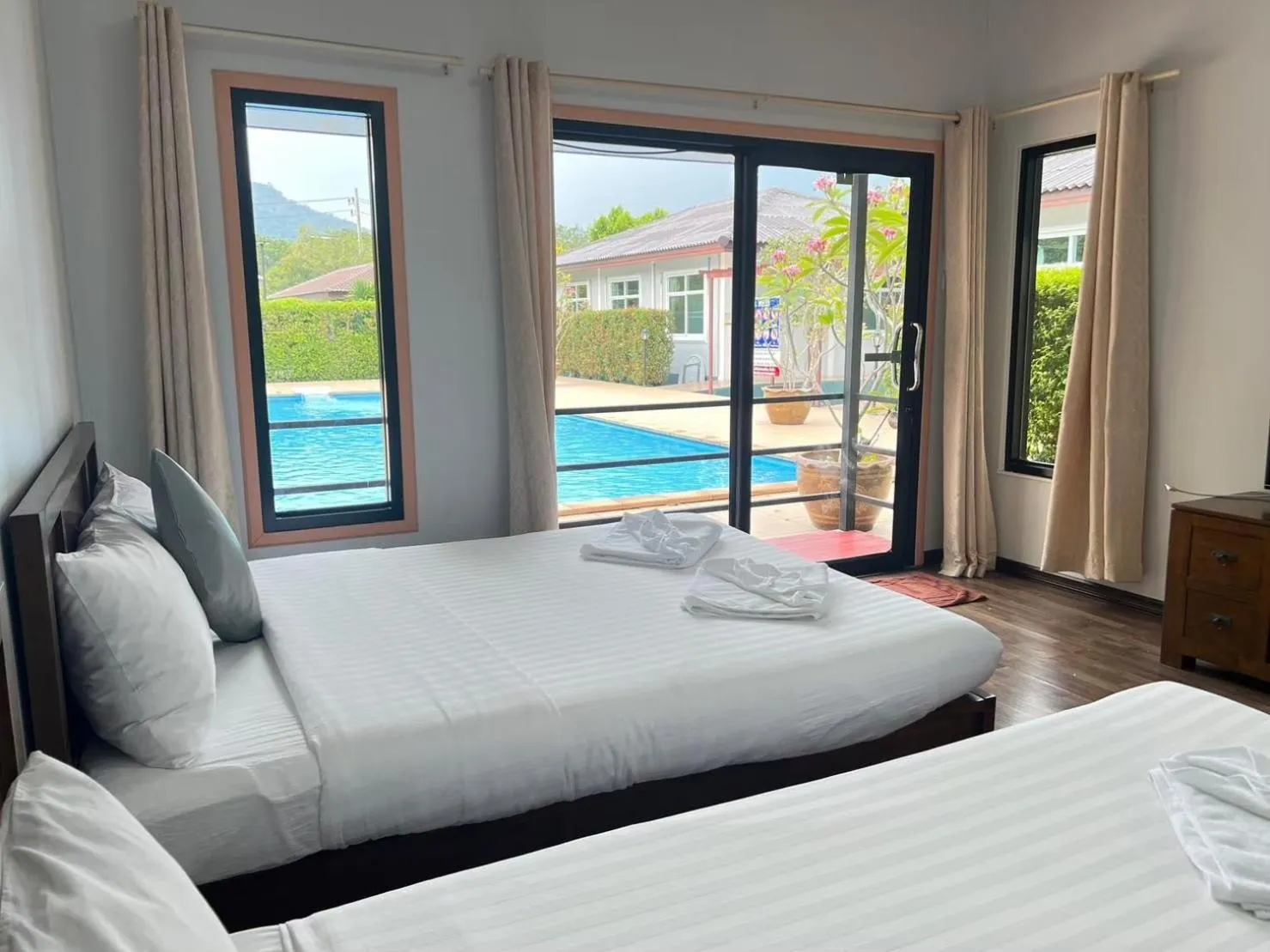 Bedroom, Bed in Baan Suan Khun Yaiy