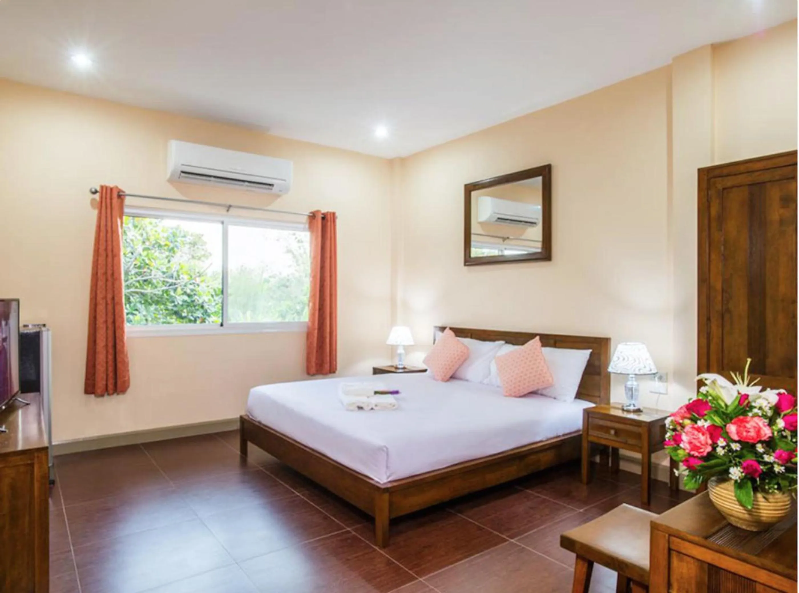 Bedroom, Bed in Baan Suan Khun Yaiy