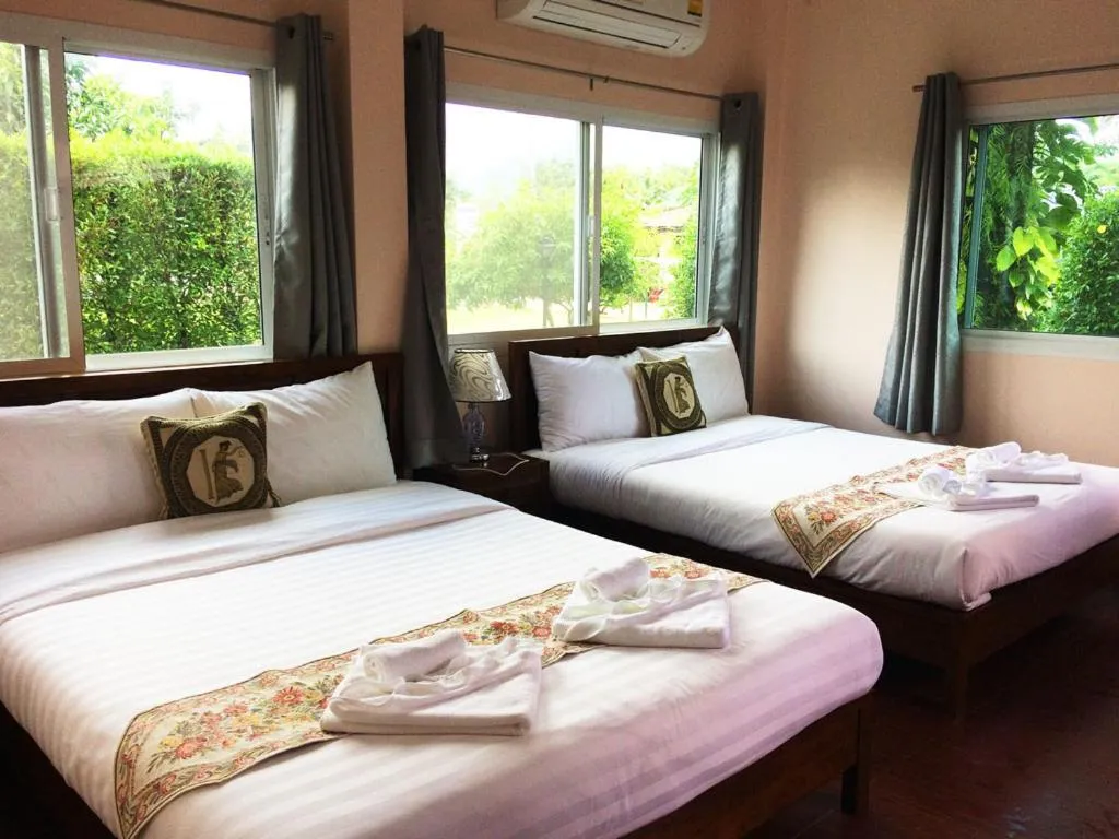Bedroom, Bed in Baan Suan Khun Yaiy